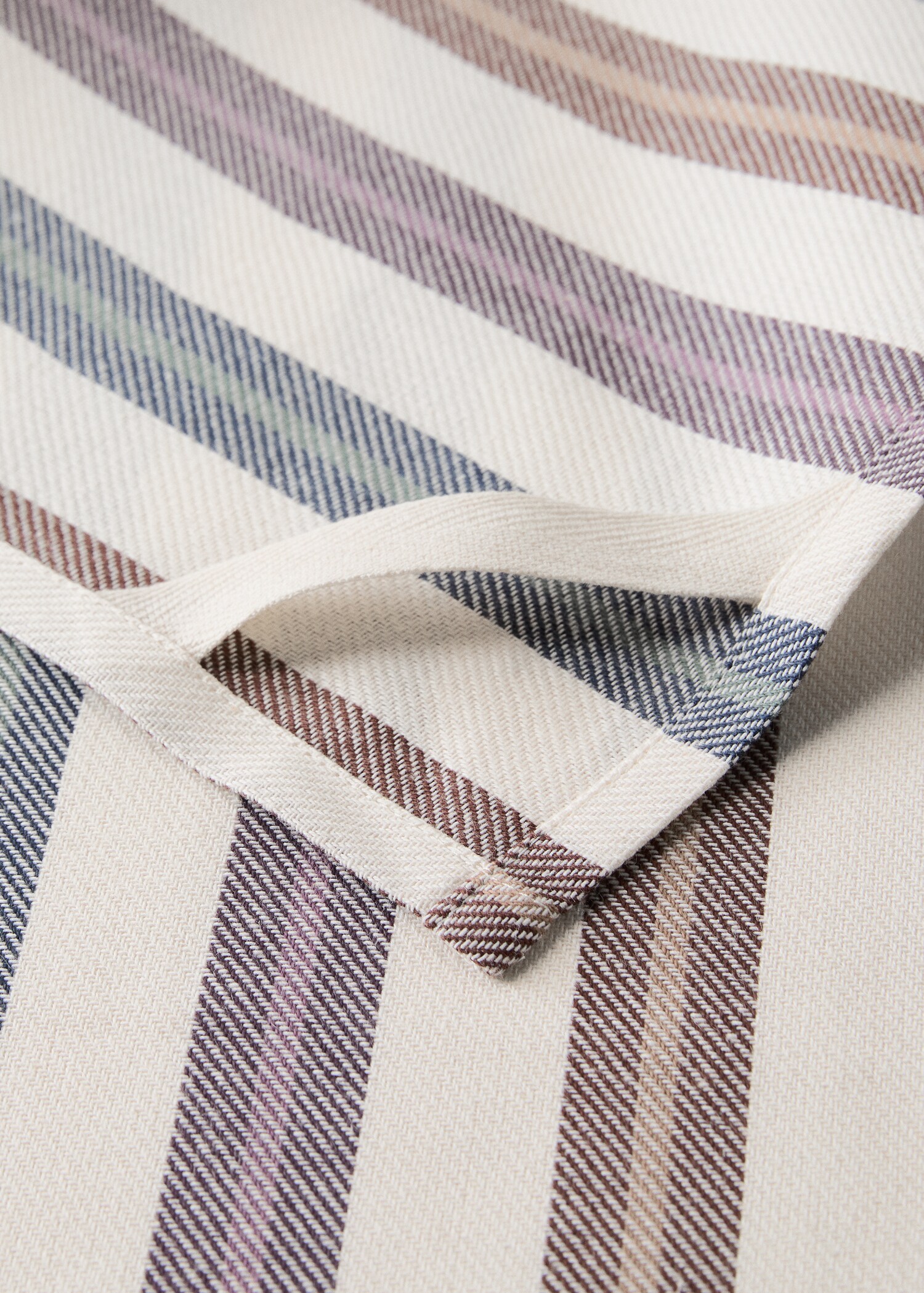 Colour striped tea towel - Szczegóły artykułu 2