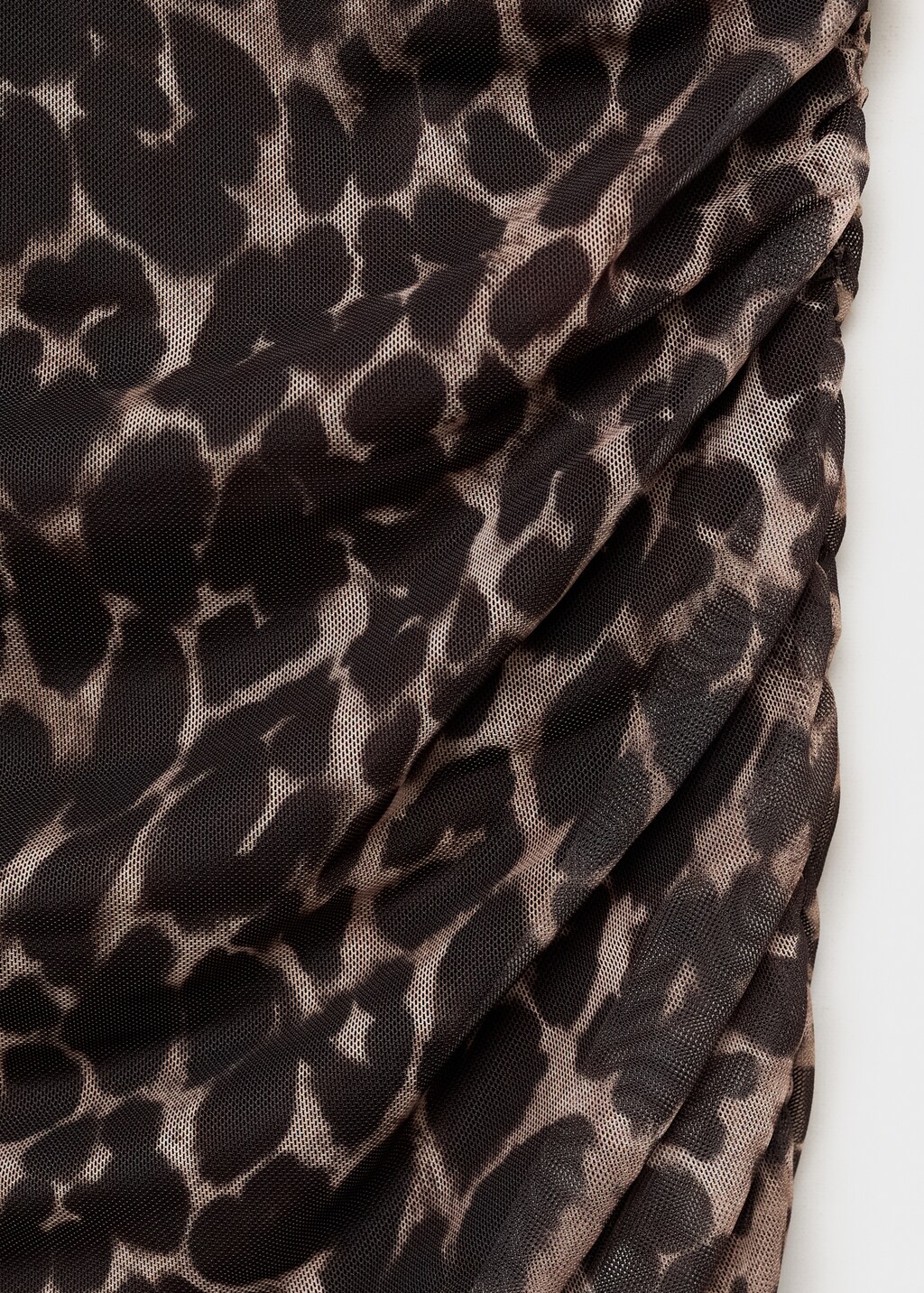 Ruched leopard-print midi-dress - image 5