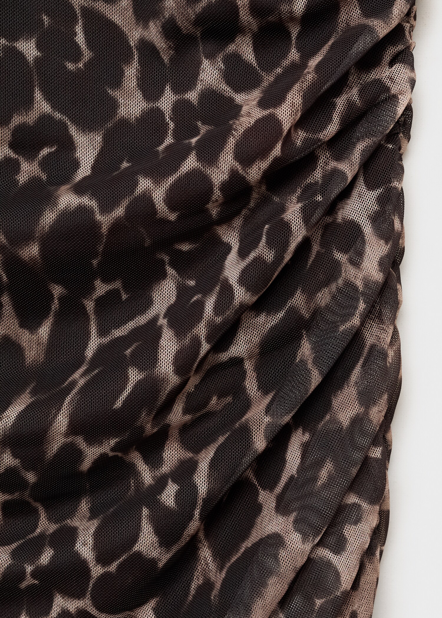 Robe midi en imprimé animal - Détail de l'article 0