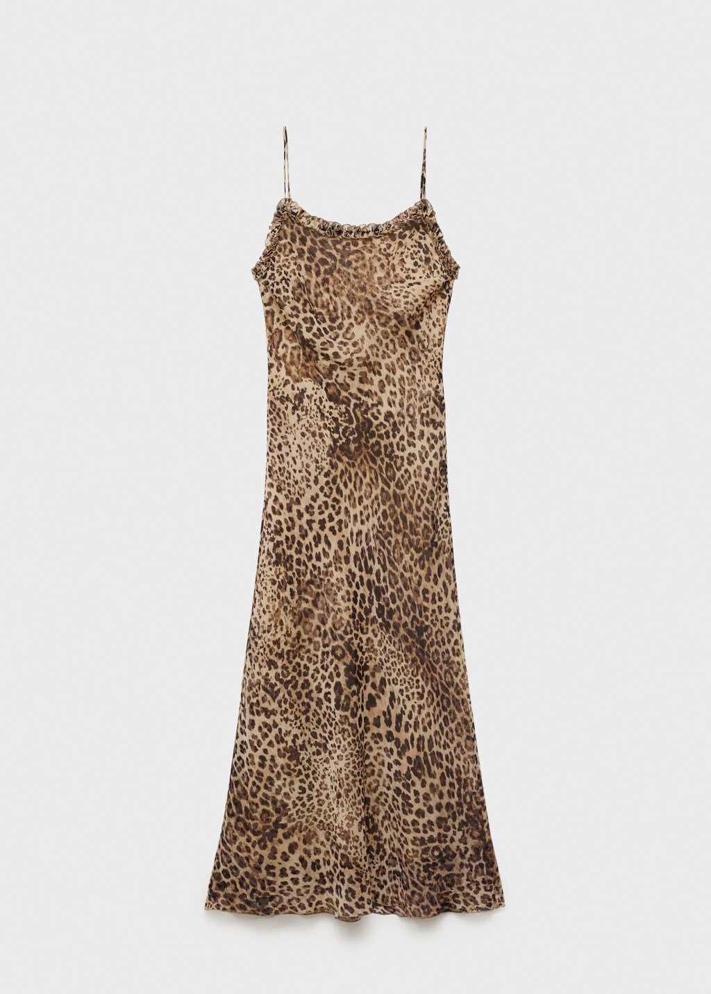 Leopard midi dress - image 2