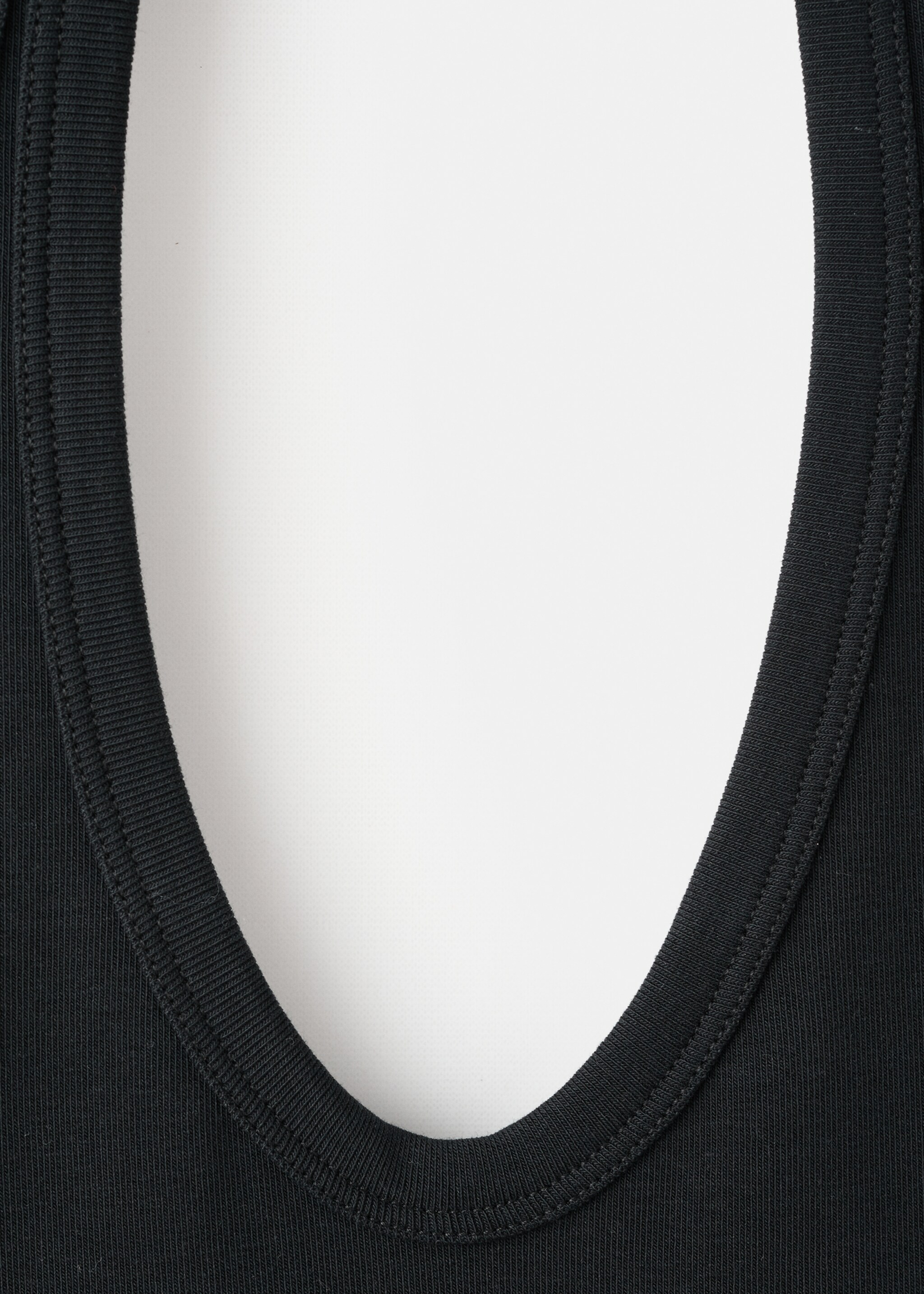 Halter neck top - Details of the article 8, Black. Ref: 17053335-00.