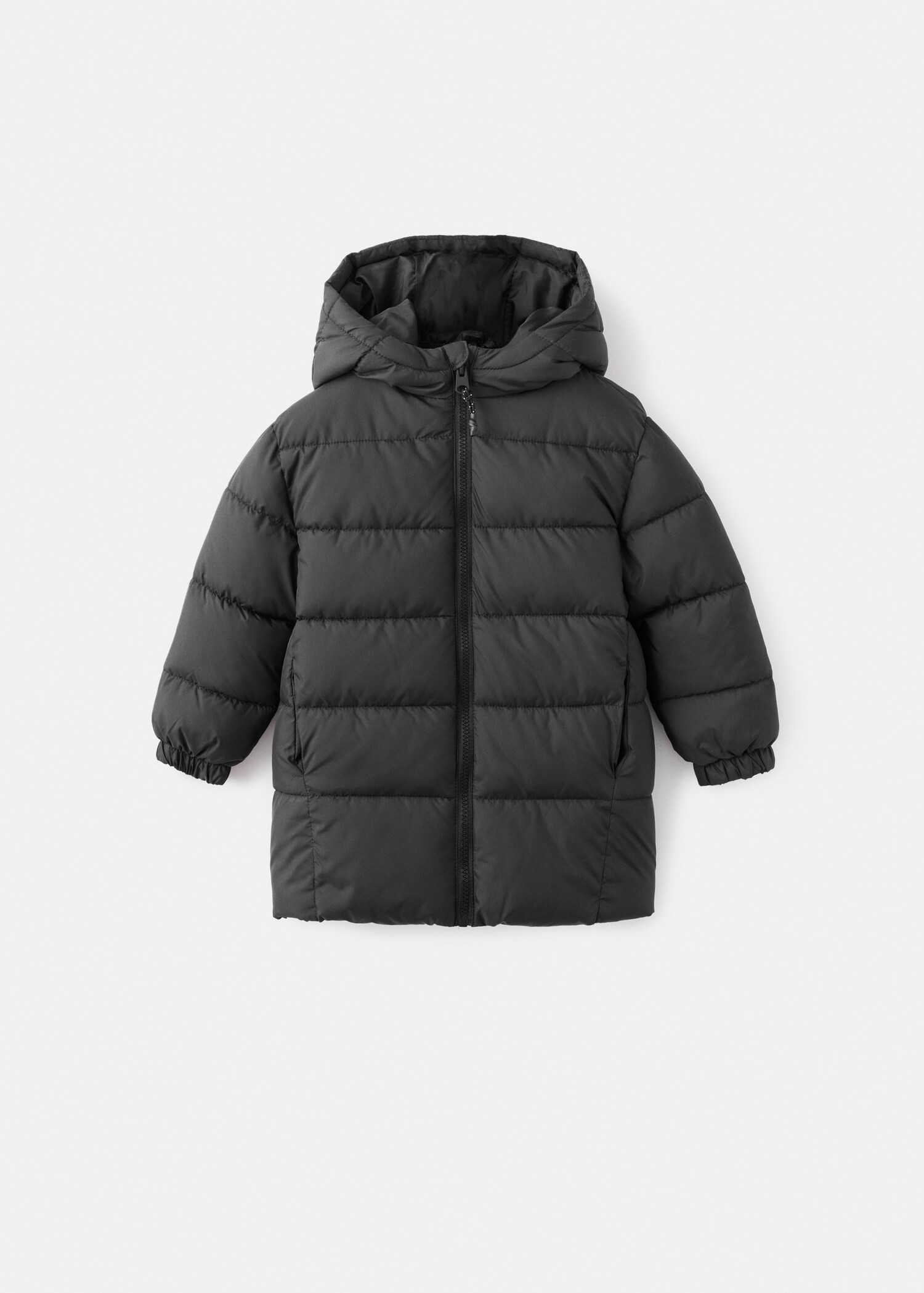 Hooded liner quilted coat - Article without model