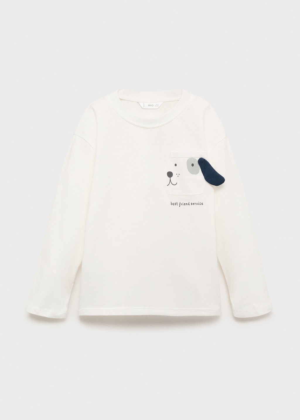 Embroidered animal t-shirt