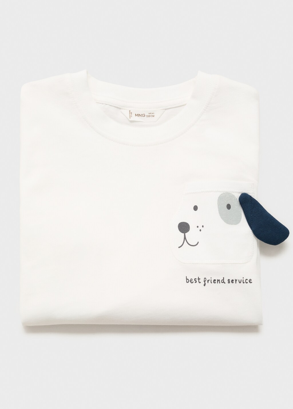 Embroidered animal t-shirt