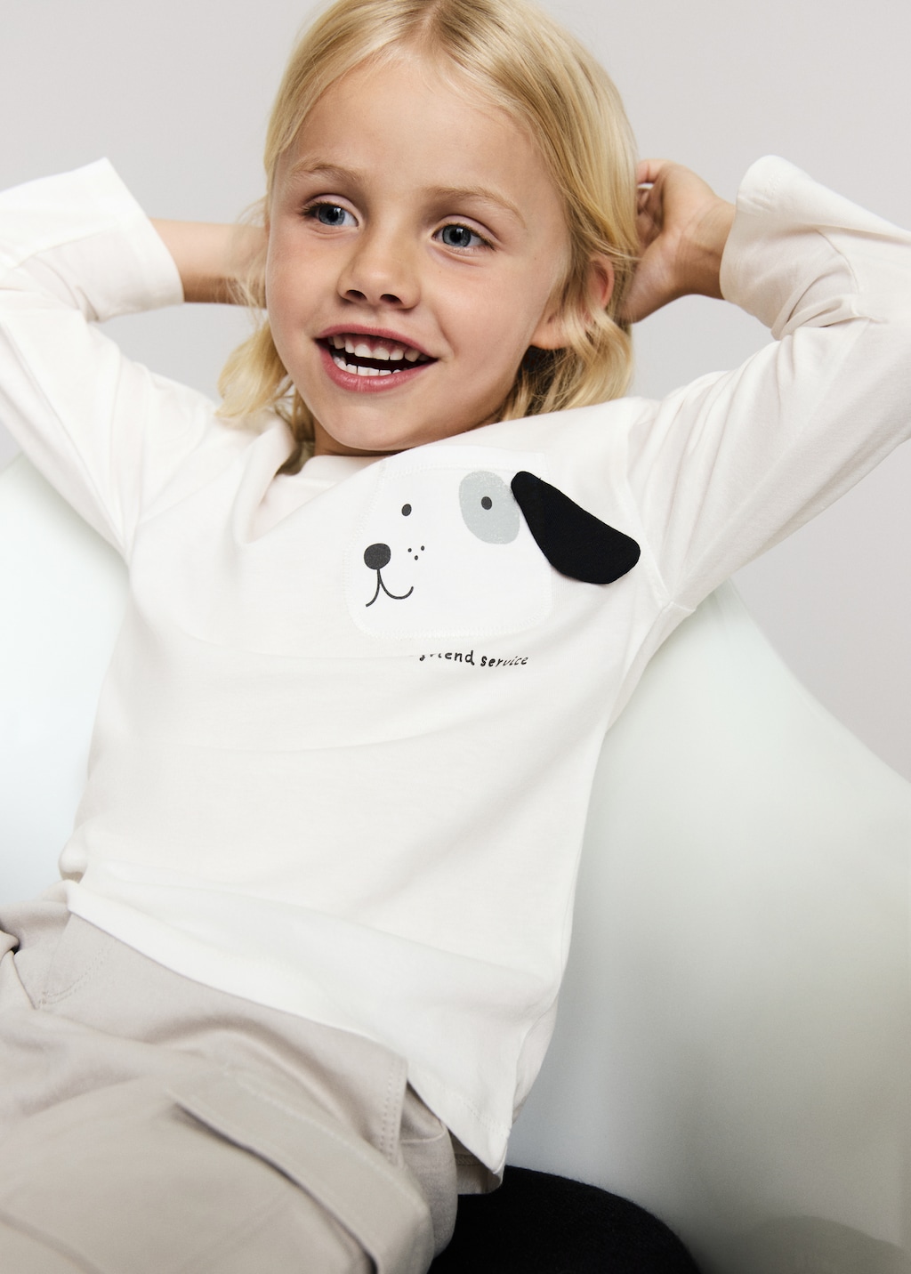 Embroidered animal t-shirt