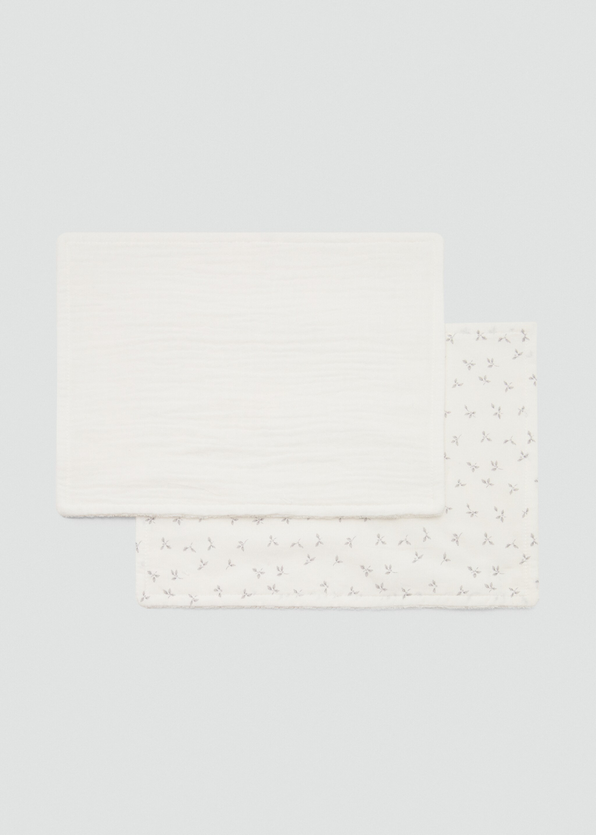 Couverture en coton imprimé mini fleur - Plan moyen