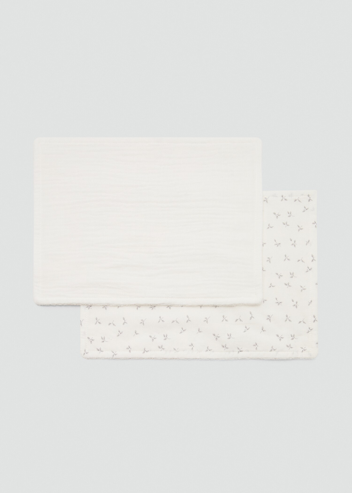 Couverture en coton imprimé mini fleur - Plan moyen