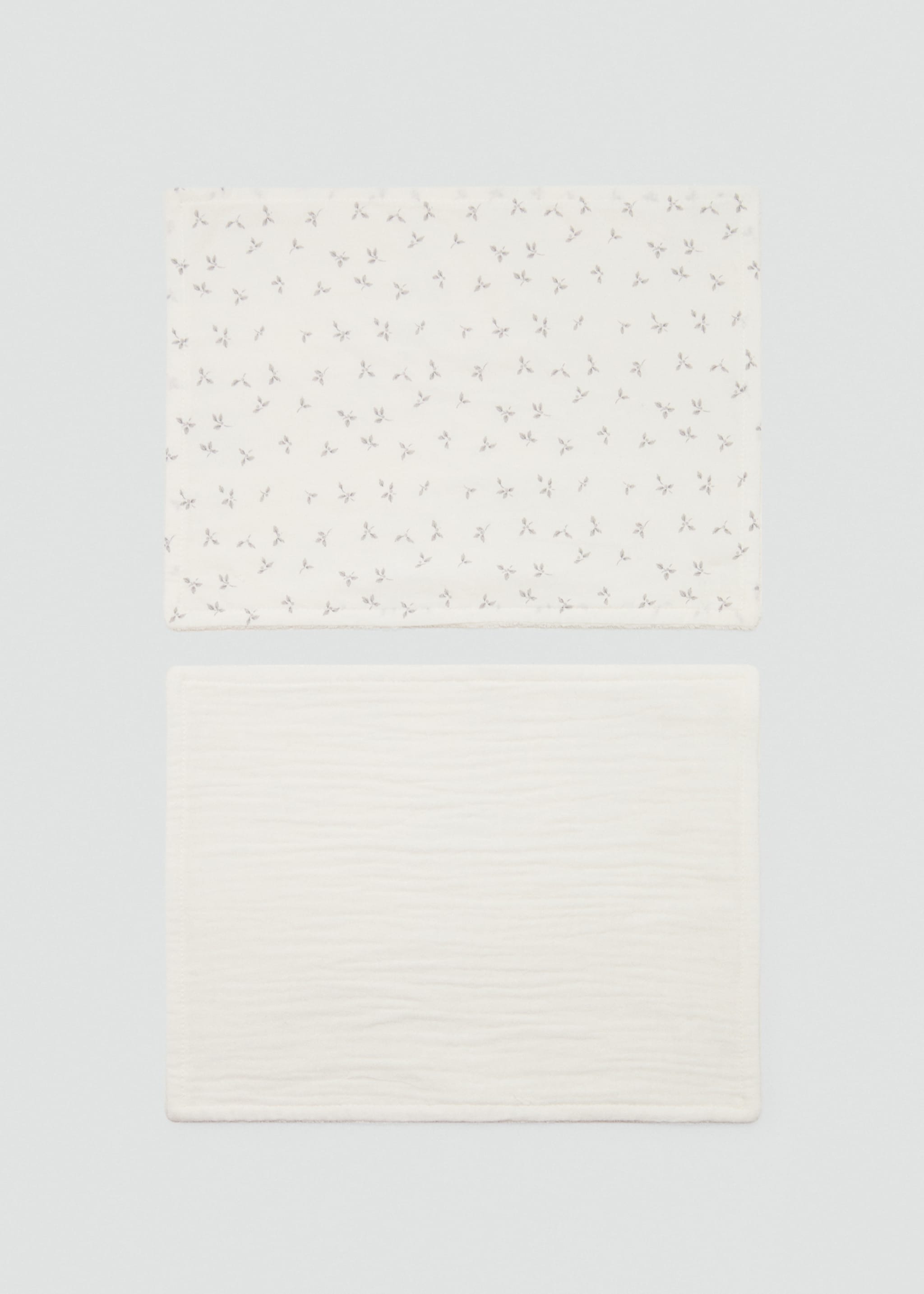 Couverture en coton imprimé mini fleur - Article sans modèle
