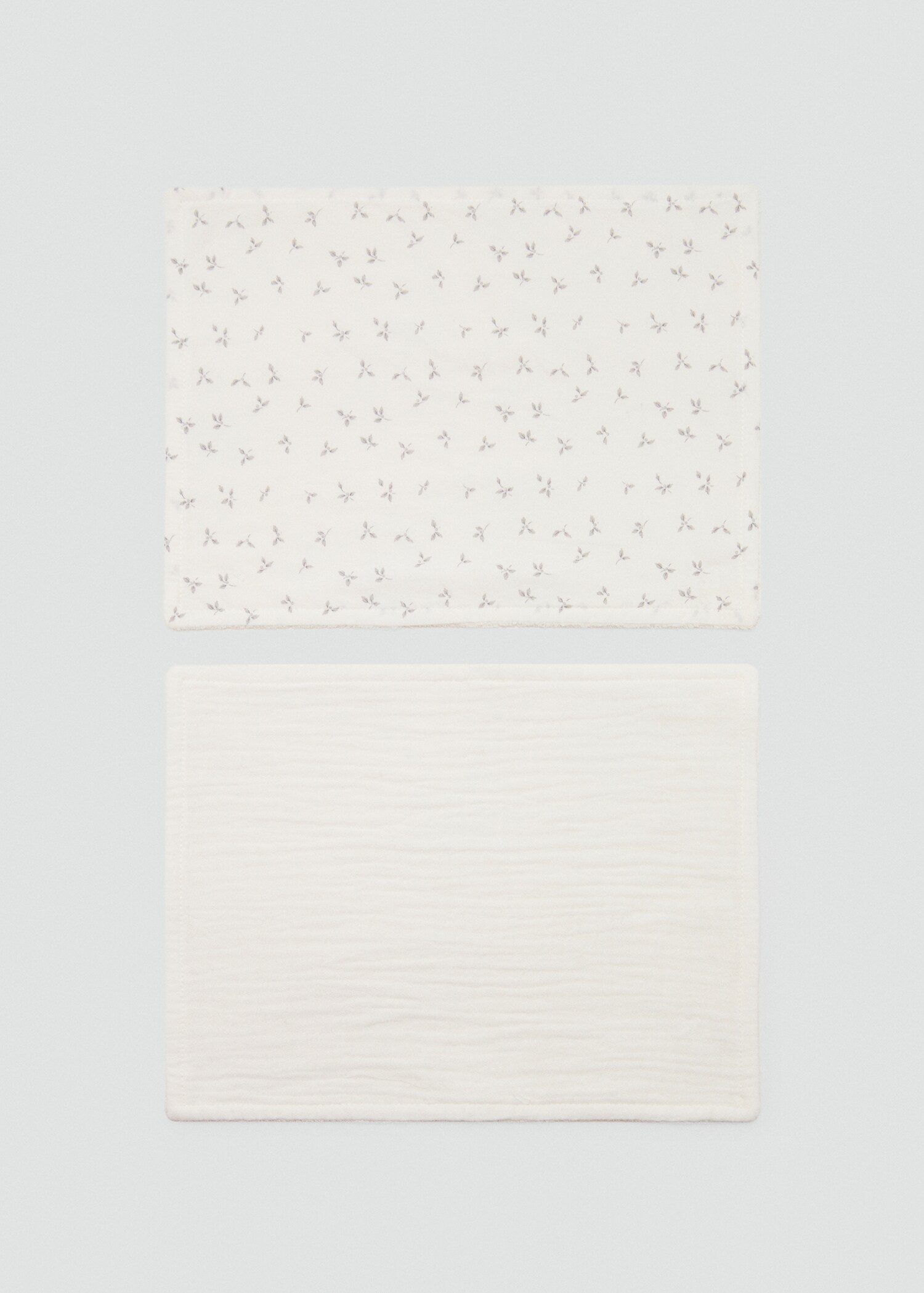 Couverture en coton imprimé mini fleur - Article sans modèle