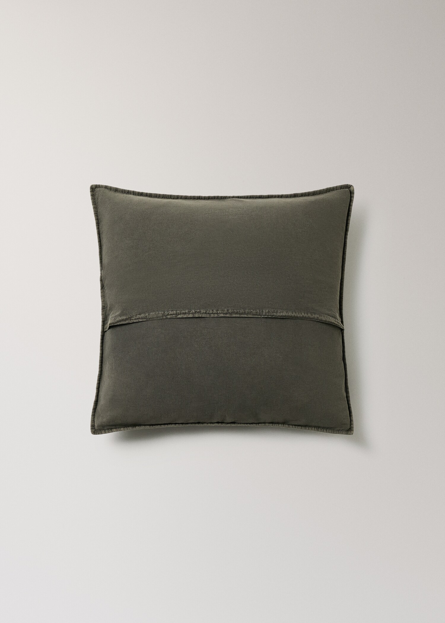 Pynteputetrekk til seng i garment dyed bomull, 50x50 cm - Artikkeldetalj 1
