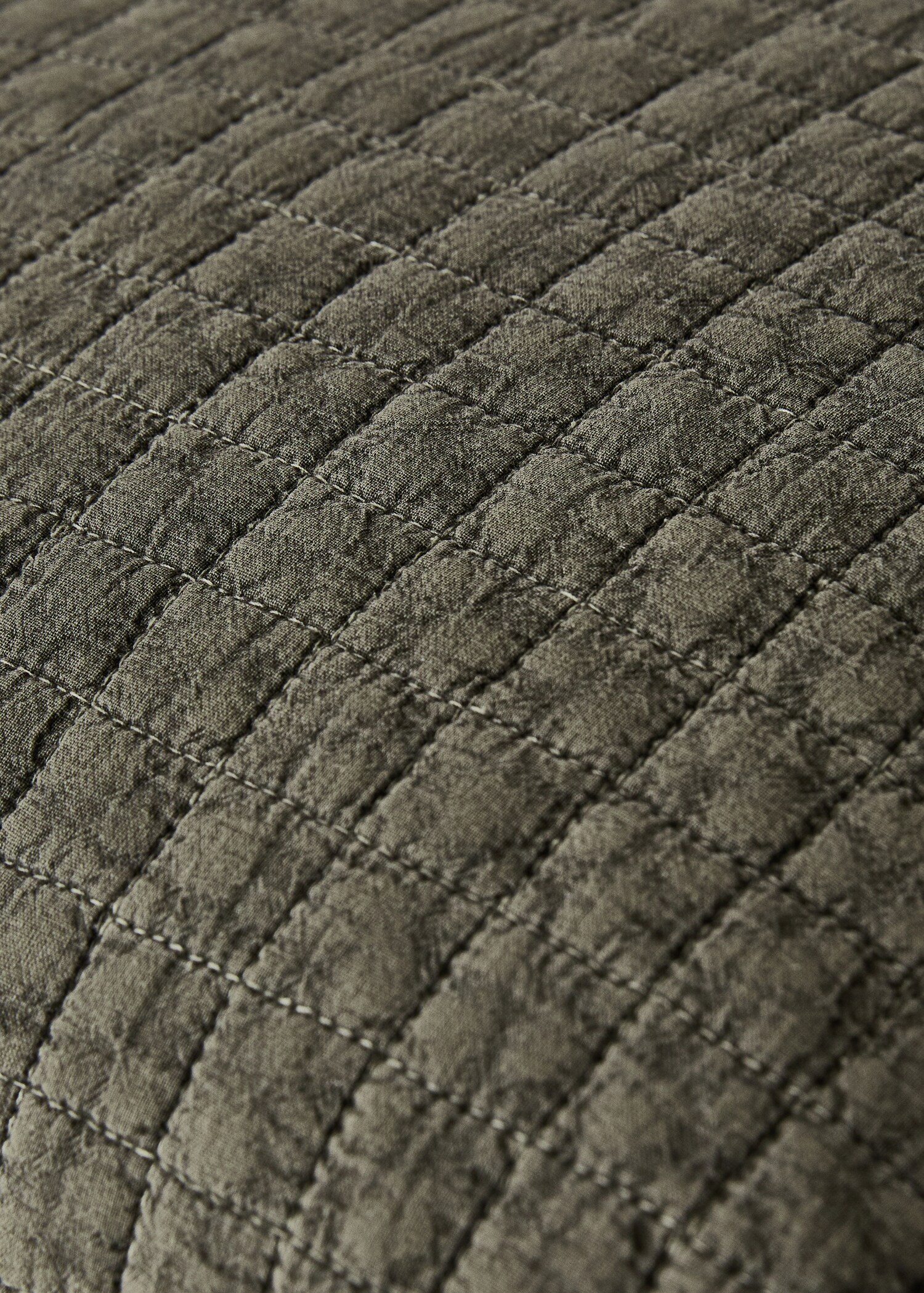 Pynteputetrekk til seng i garment dyed bomull, 50x50 cm - Artikkeldetalj 3