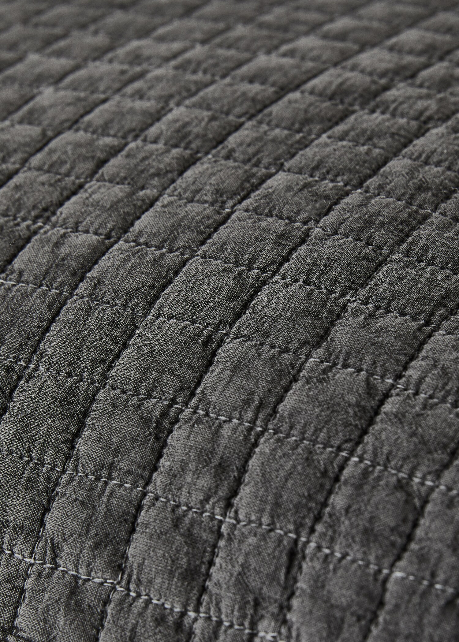 Pynteputetrekk til seng i garment dyed bomull, 50x50 cm - Artikkeldetalj 3