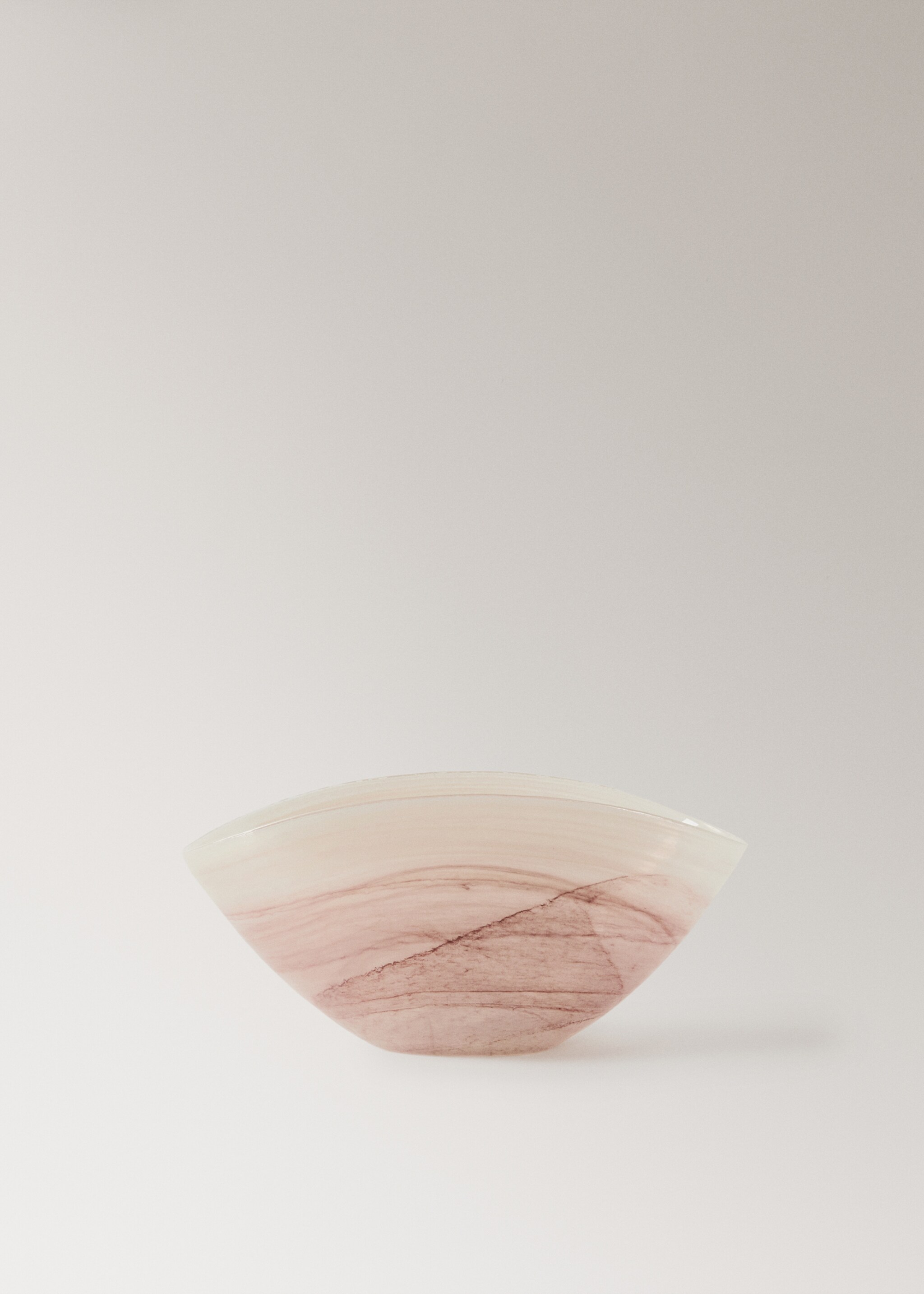 Murano glass decorative bowl - Article without model, Vanilla. Ref: 17053816-00.