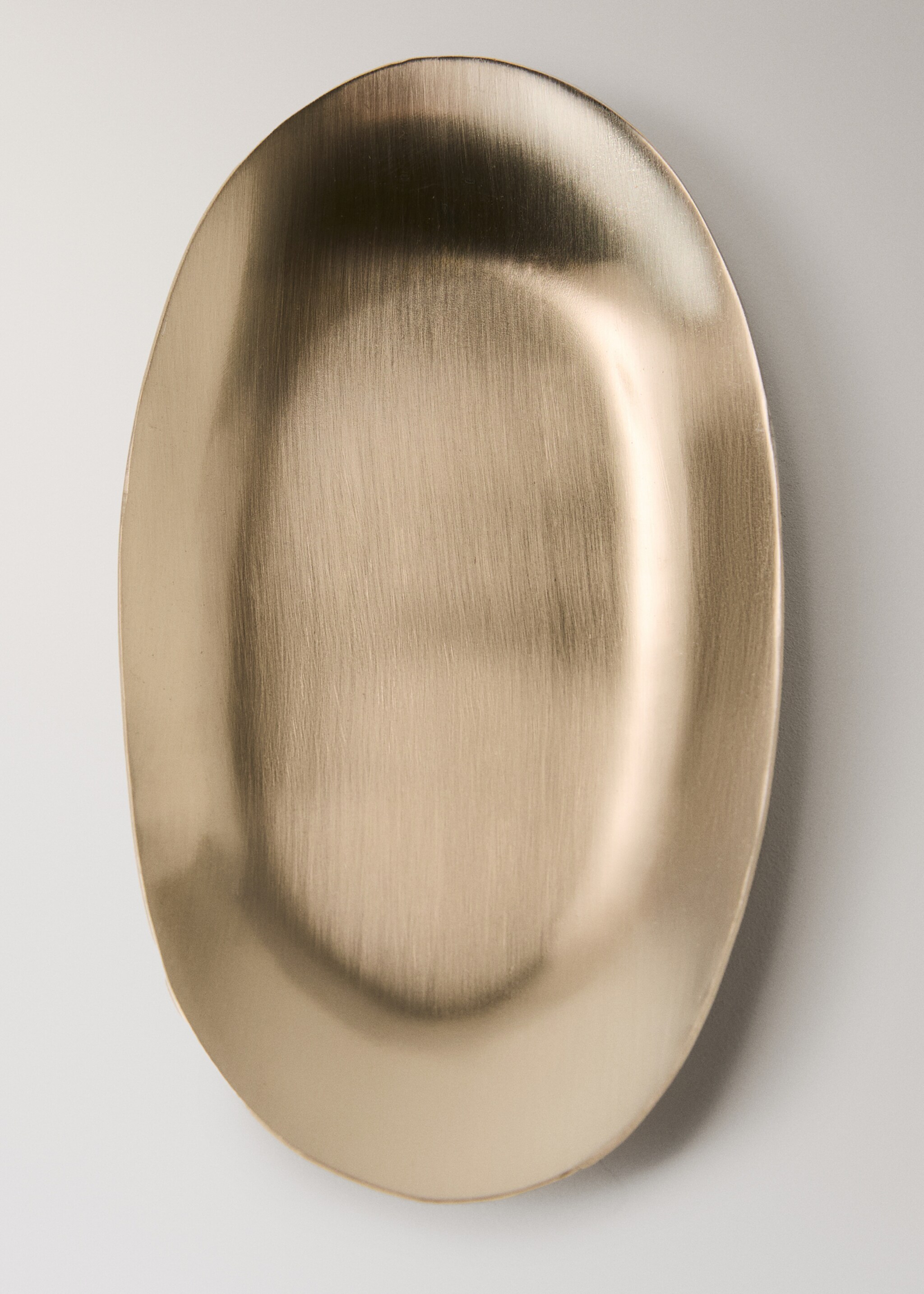 Golden decorative tray large size - Details of the article 2, Gold. Ref: 17053817-00.