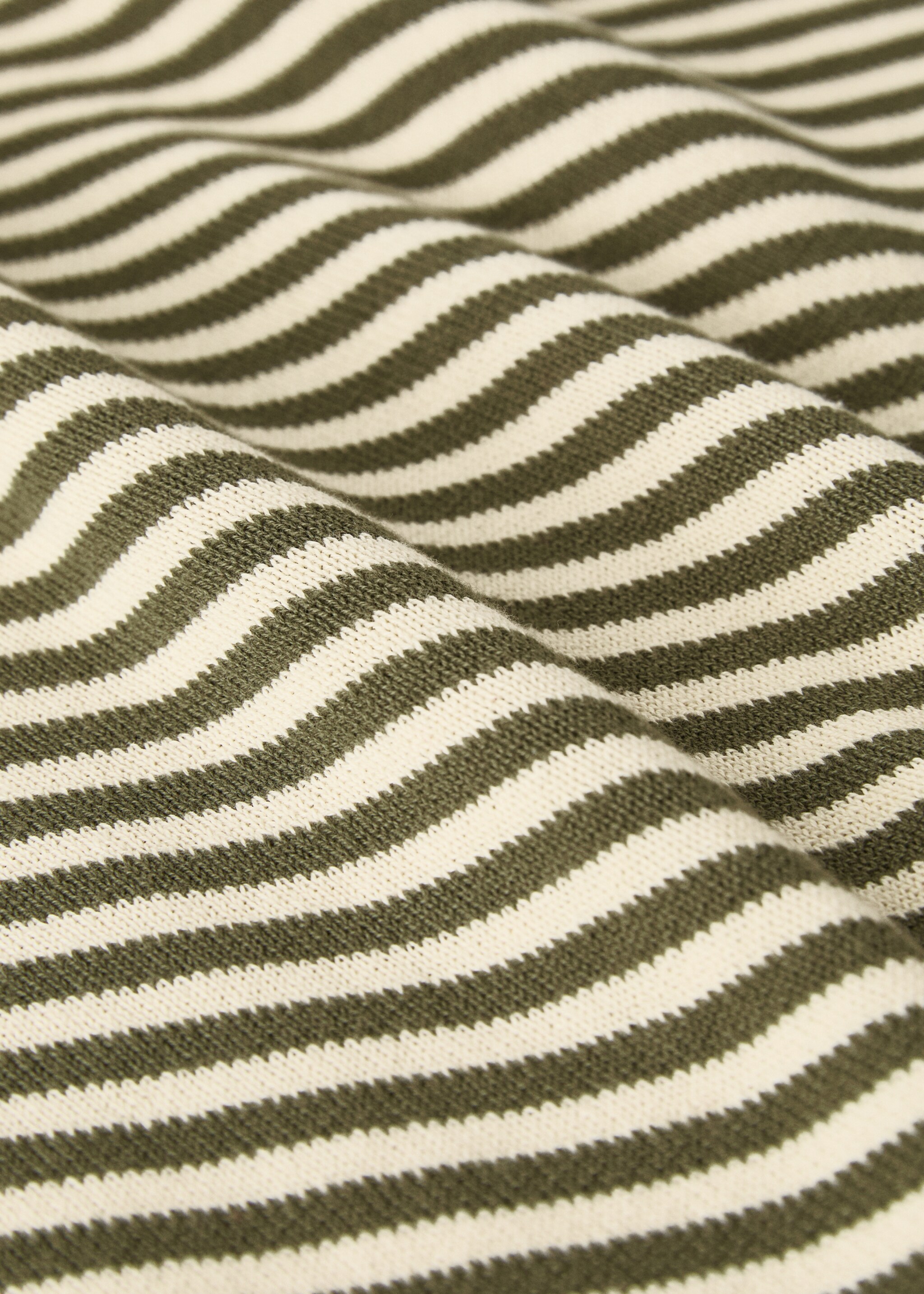 Manta infantil algodón rayas bicolor - Detalle del artículo 2