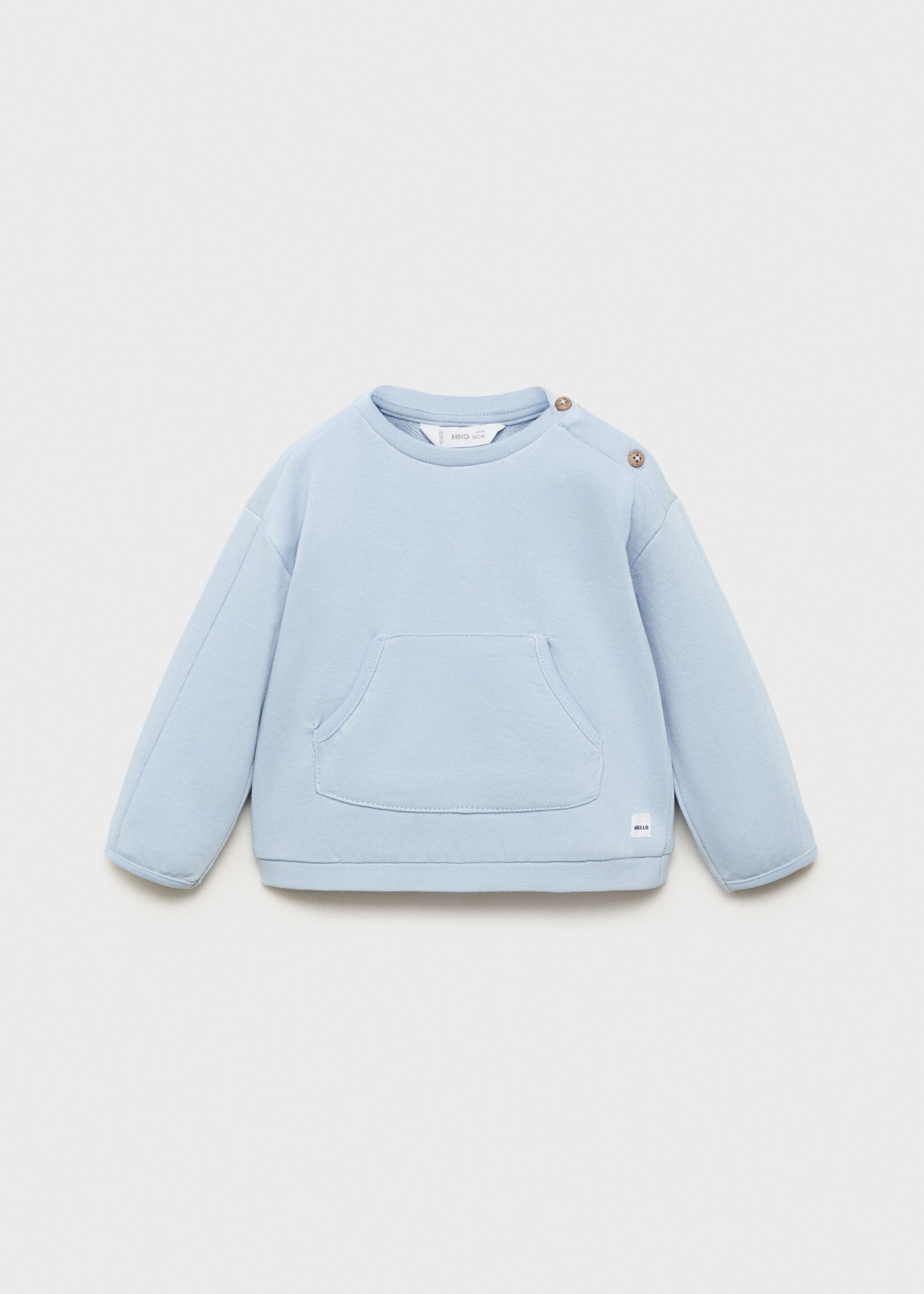 Sudadera algodón botones - Artículo sin modelo