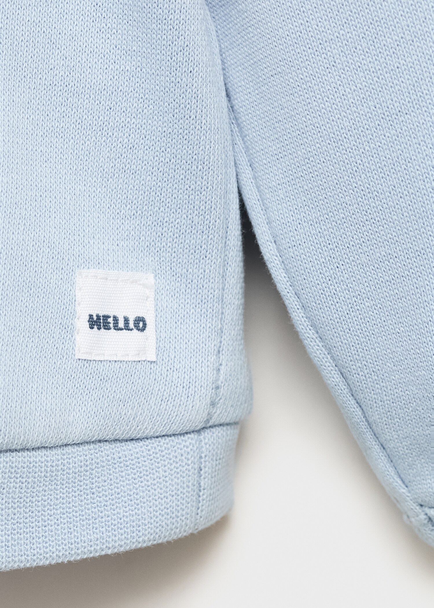 Buttoned cotton sweatshirt - Детальніше про товар 8