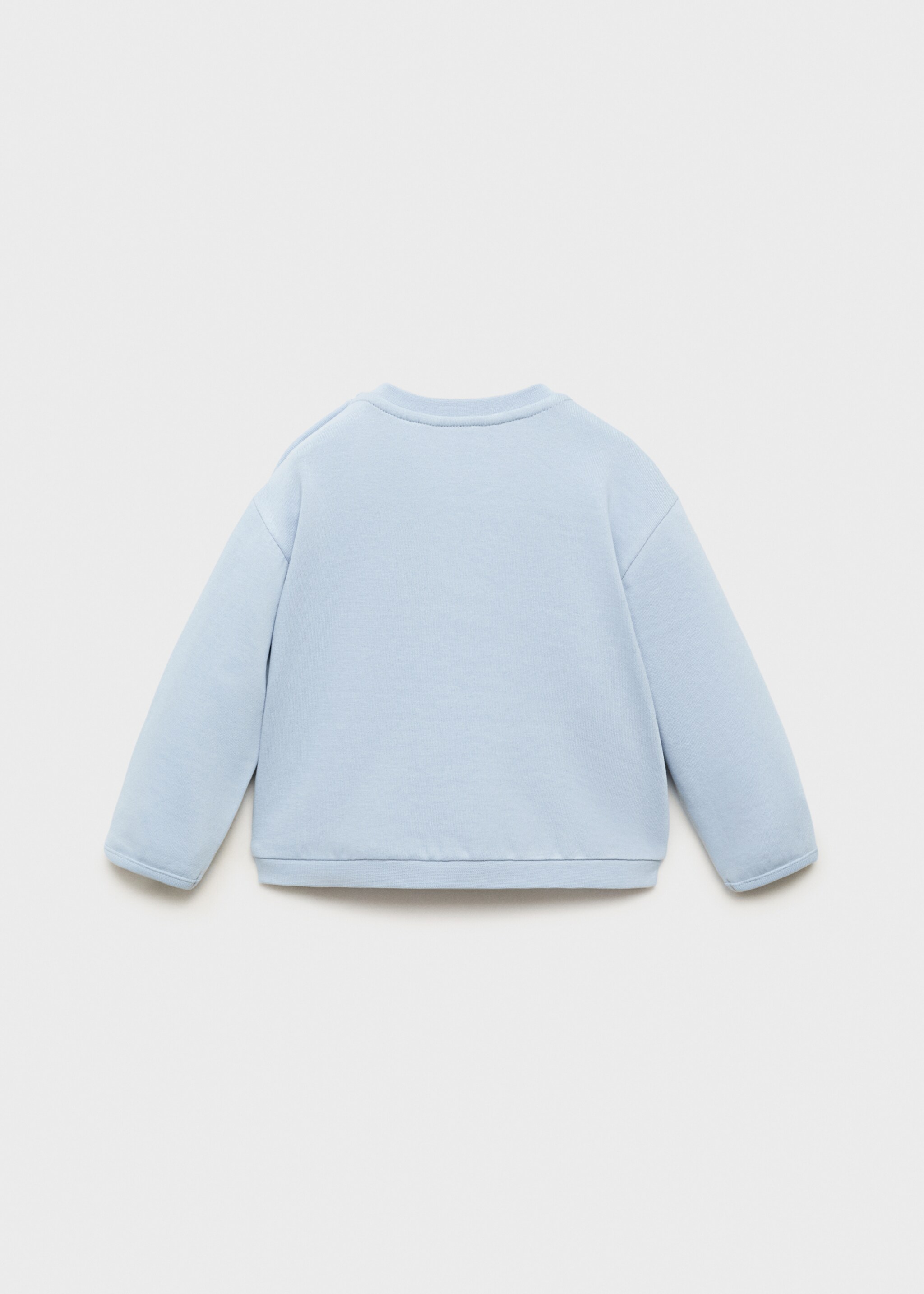 Sudadera algodón botones - Reverso del artículo