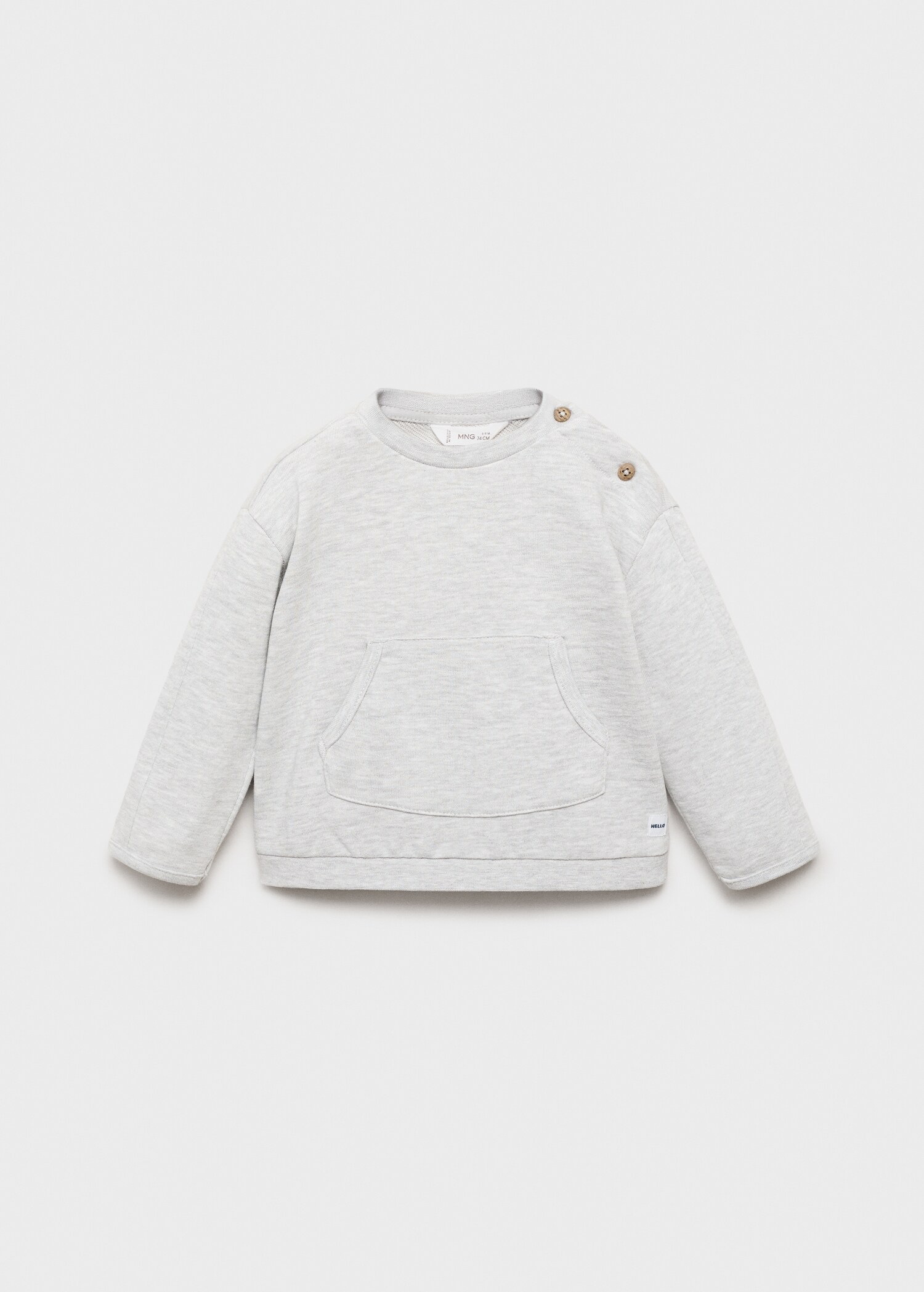 Sudadera algodón botones - Artículo sin modelo