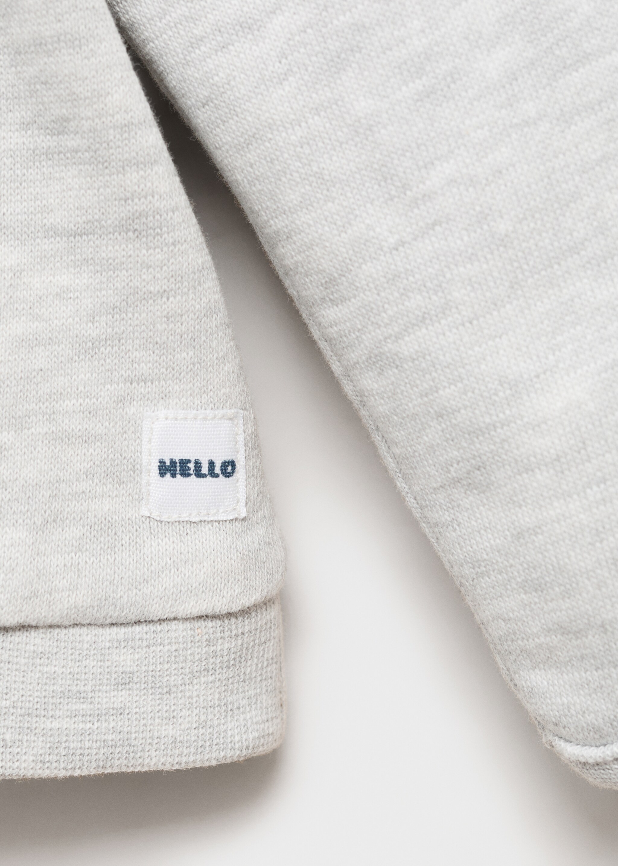 Sweatshirt aus Baumwolle mit Knöpfen - Detail des Artikels 8