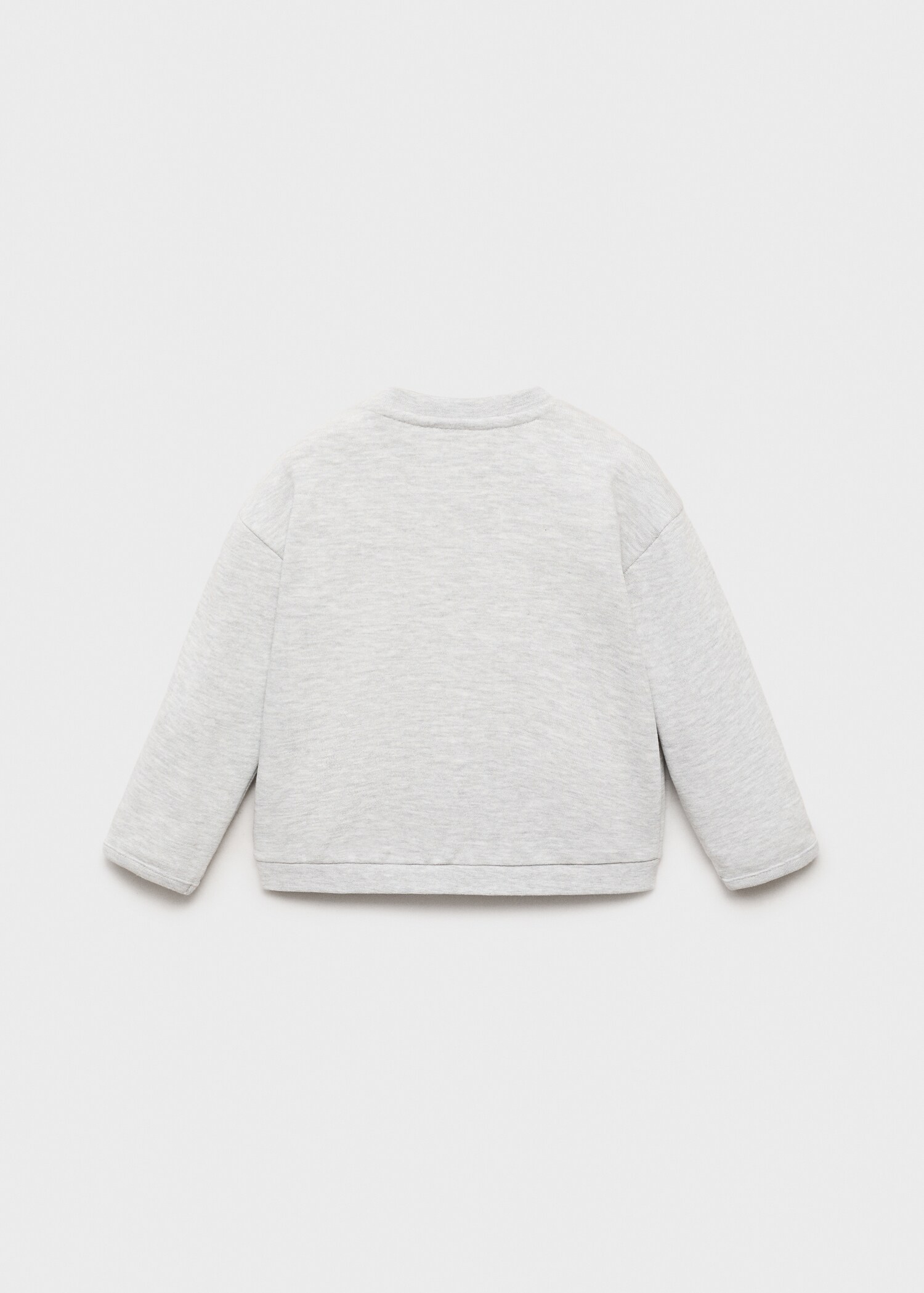 Sudadera algodón botones - Reverso del artículo