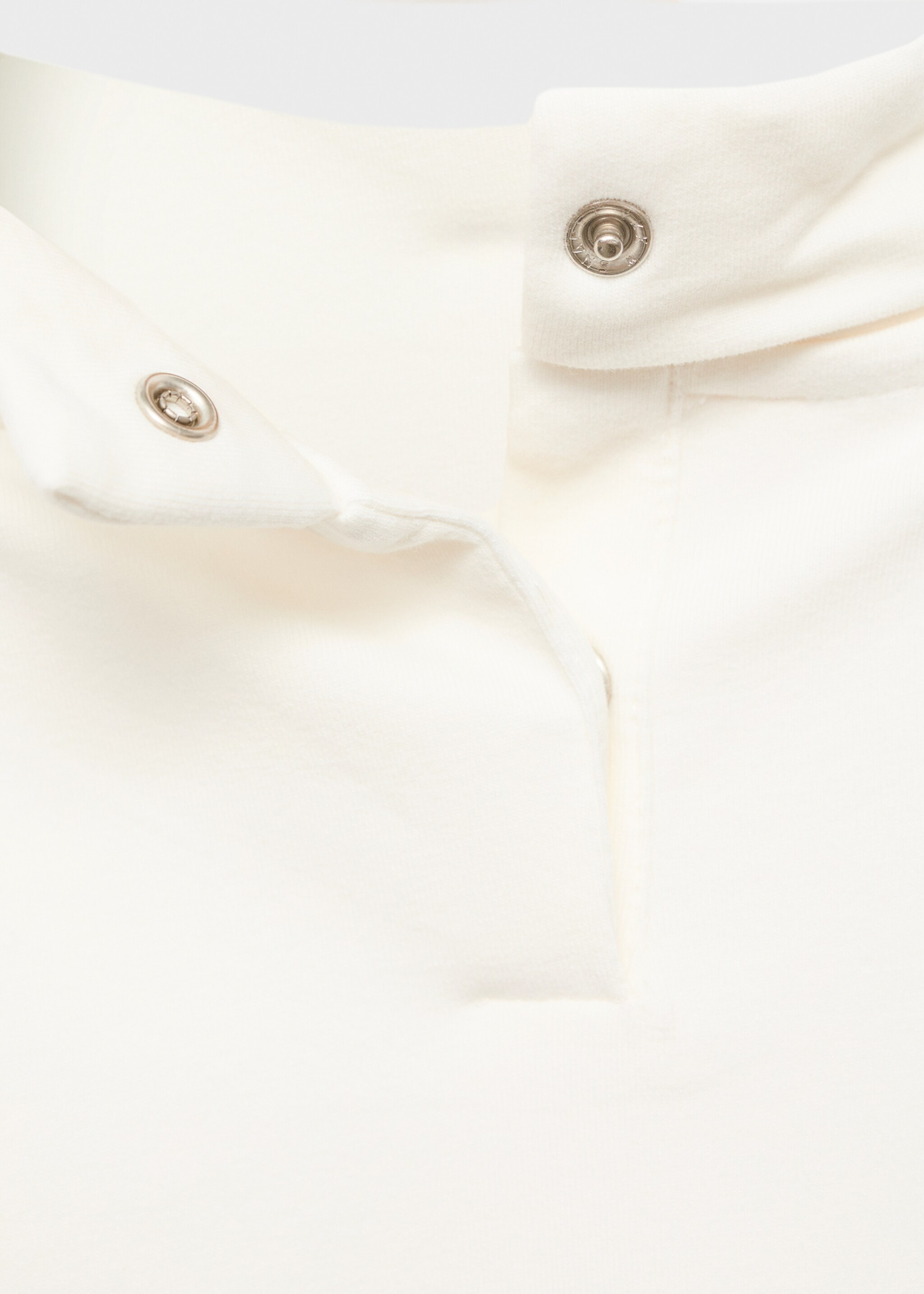 Camiseta cuello alto - Detalle del artículo 0, Blanco roto. Ref: 17054072-00.