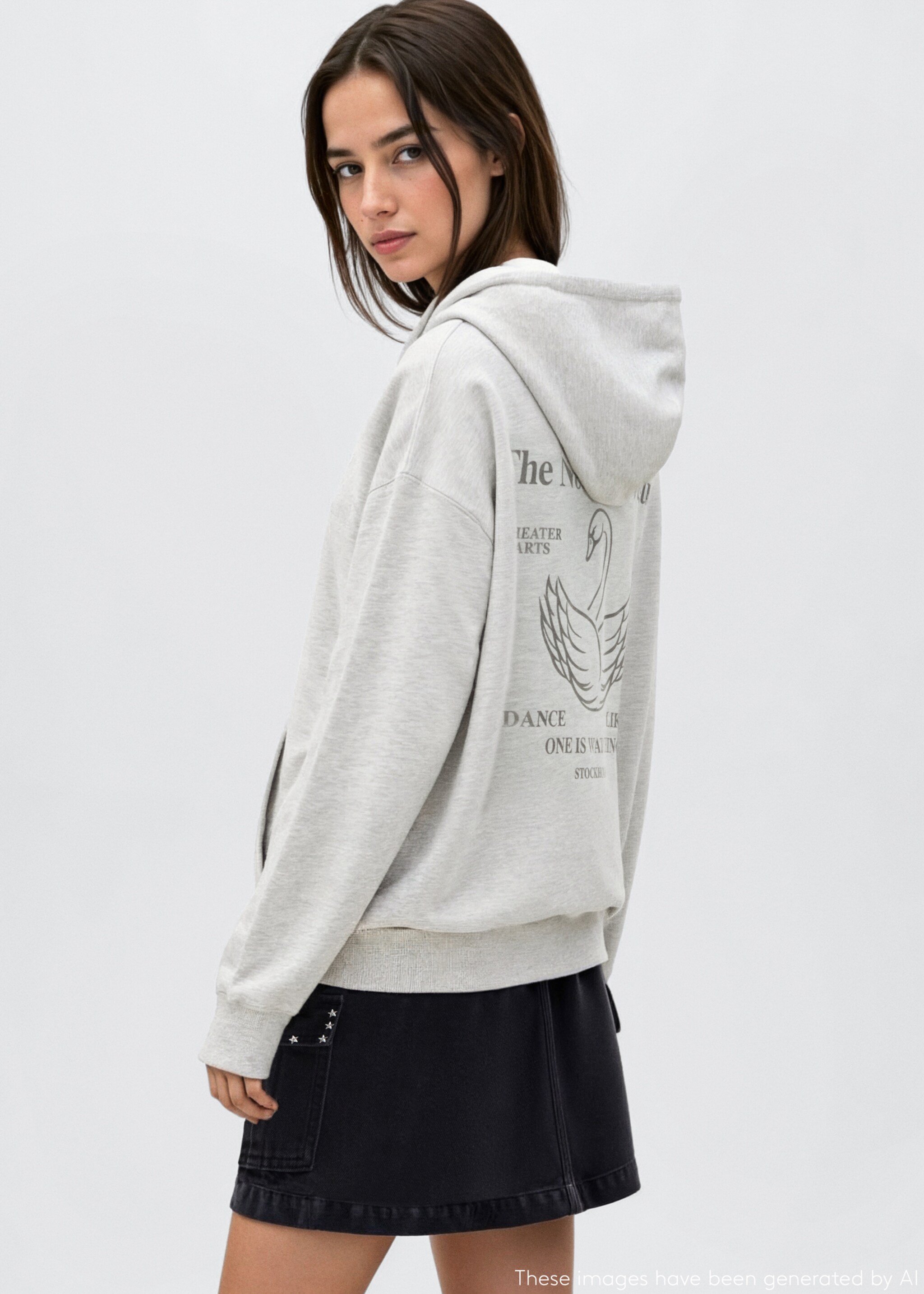 Metallic print sweatshirt - Reverse of the article