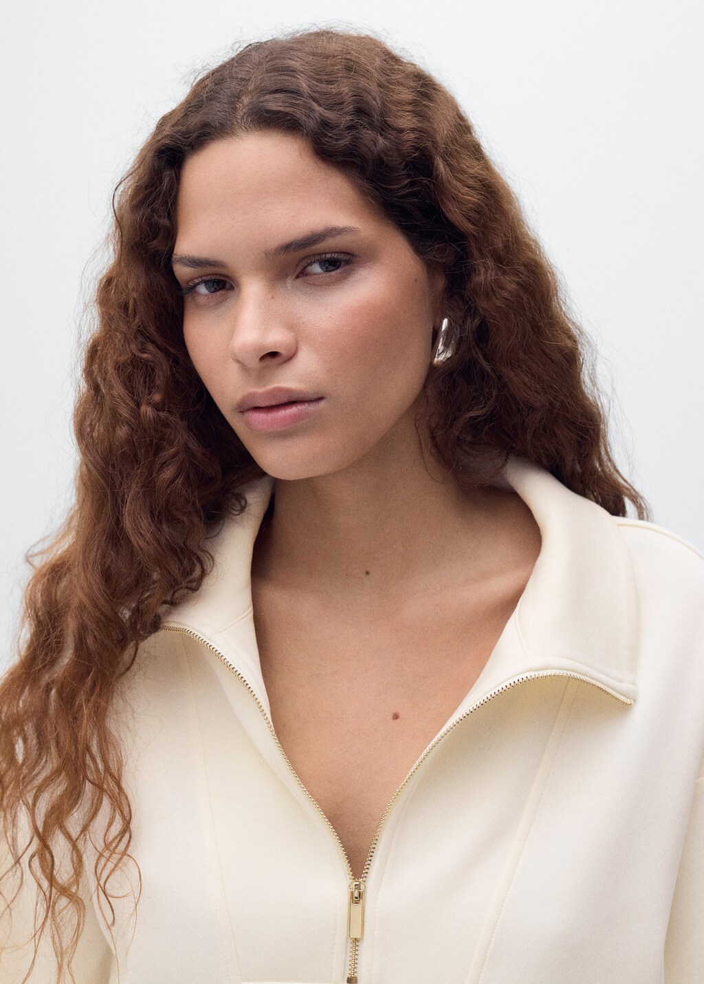 Mango Three-quarter sleeve jacket with pockets