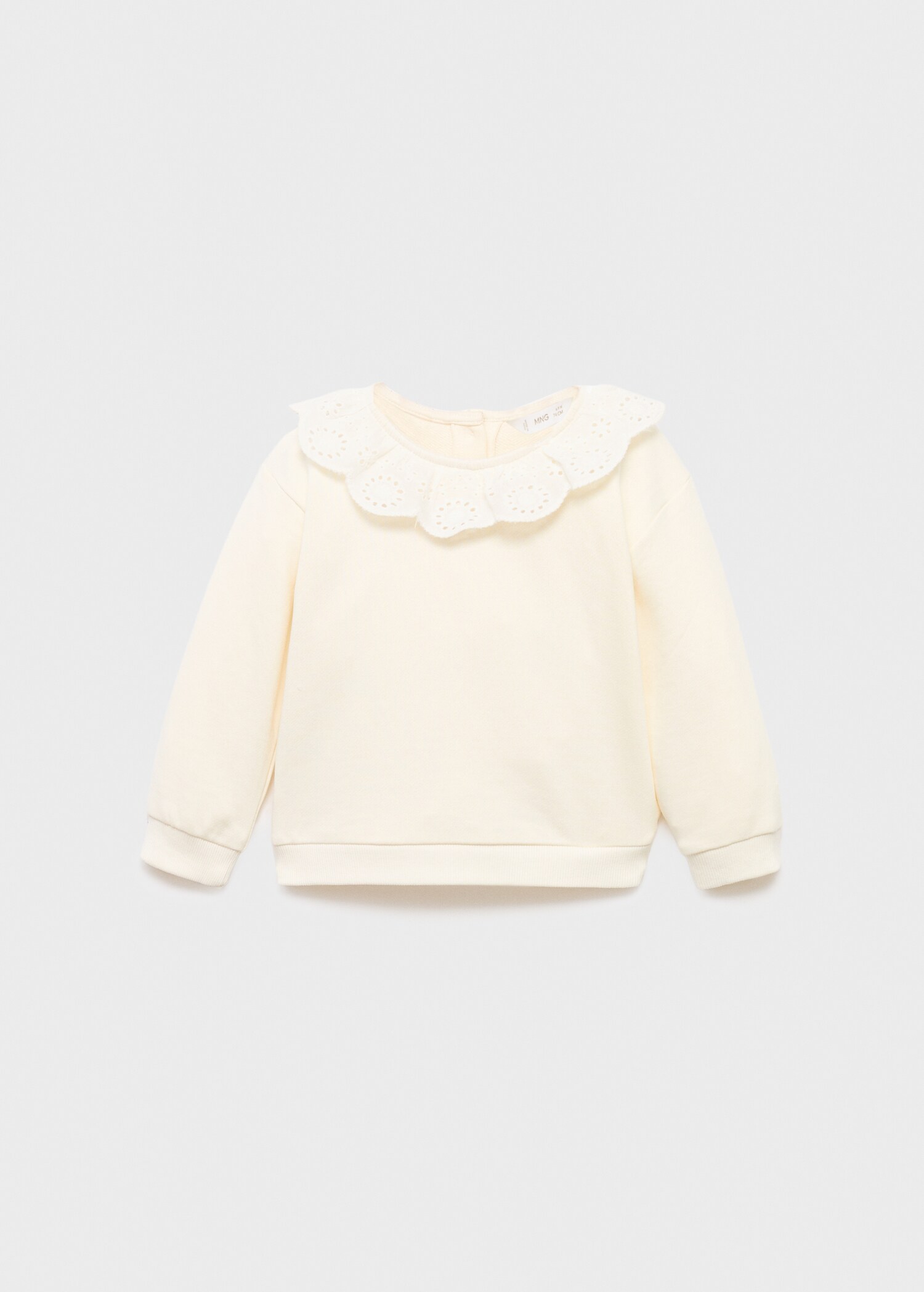 Babydoll neck sweatshirt - Article without model