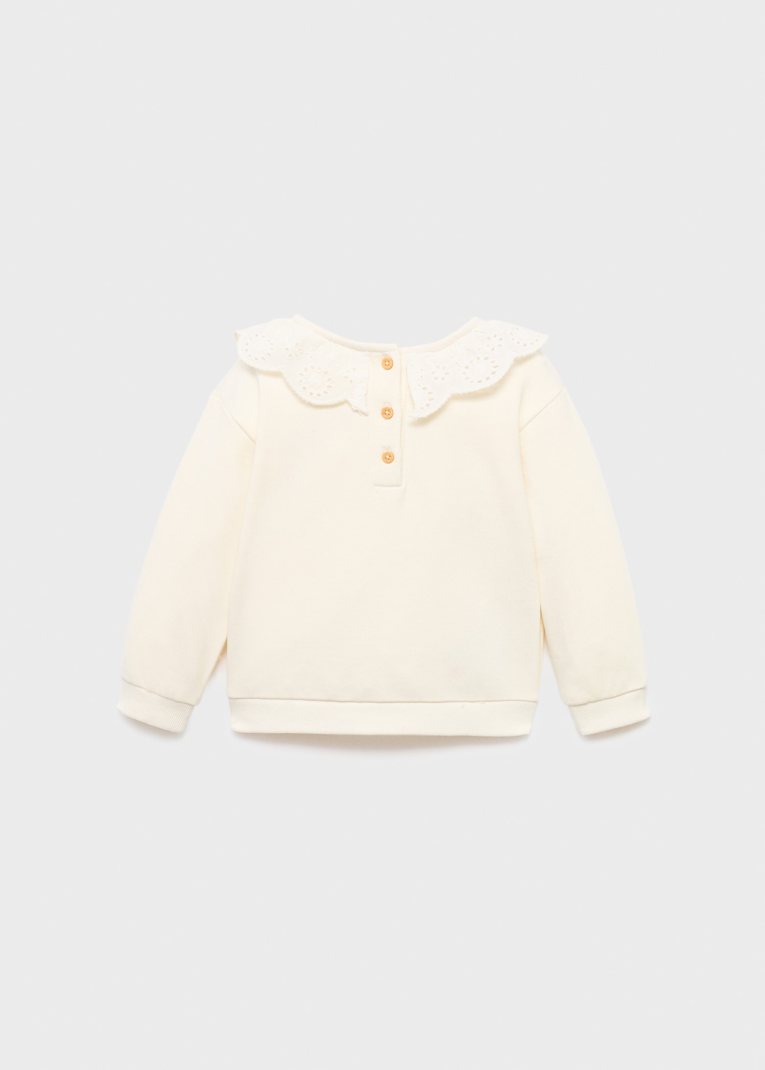 Babydoll neck sweatshirt