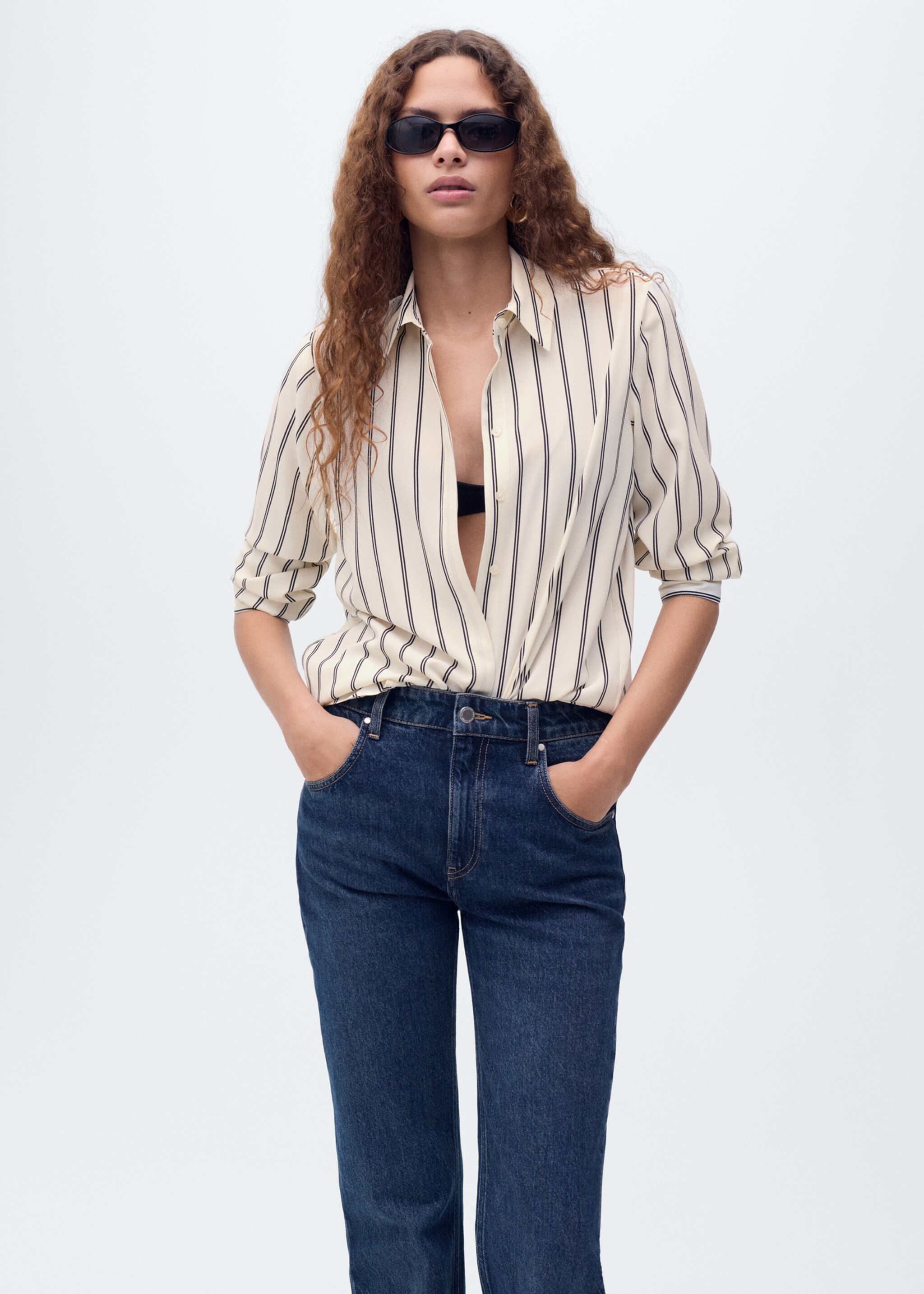 Long sleeve printed shirt - Medium plane