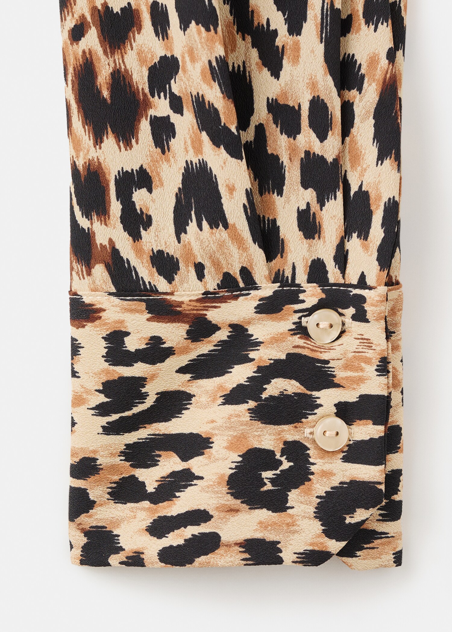 Fluid long-sleeved blouse - Details of the article 0