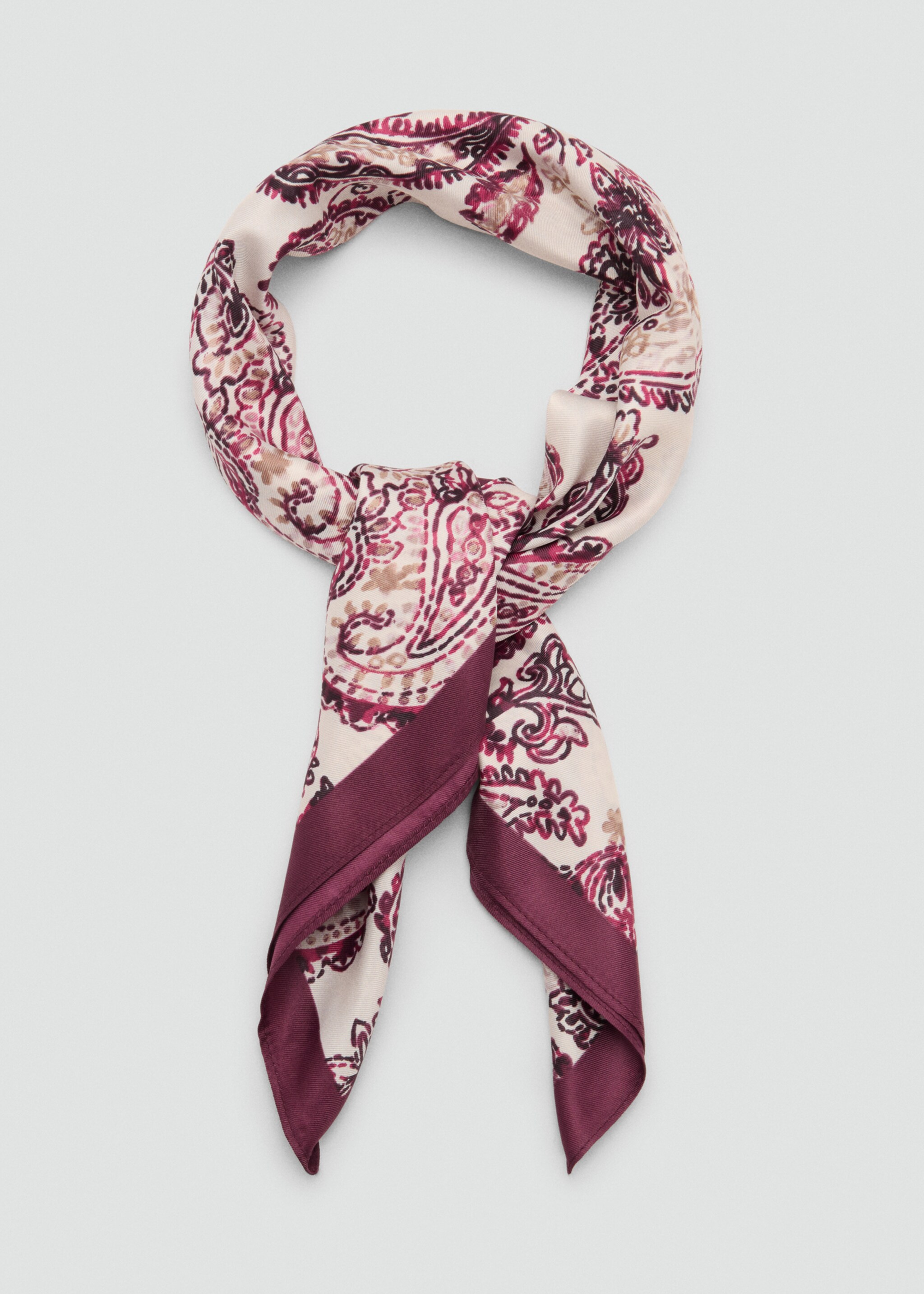 Paisley print scarf - Details of the article 1