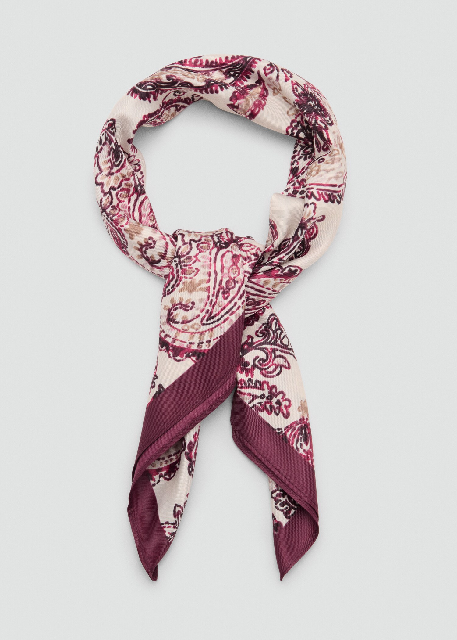 Paisley print scarf - Details of the article 1