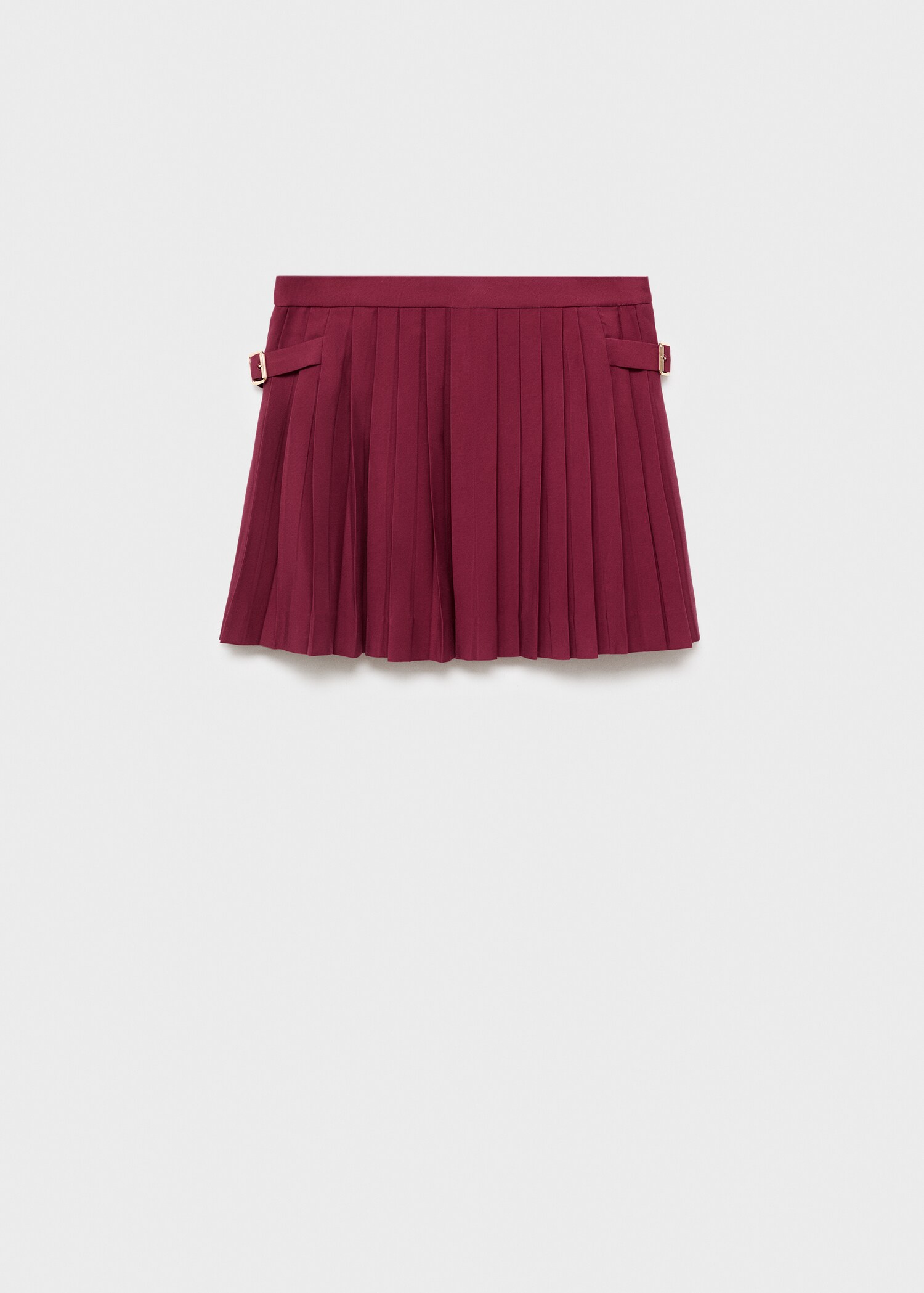 Pleated skirt with buckles - Article without model