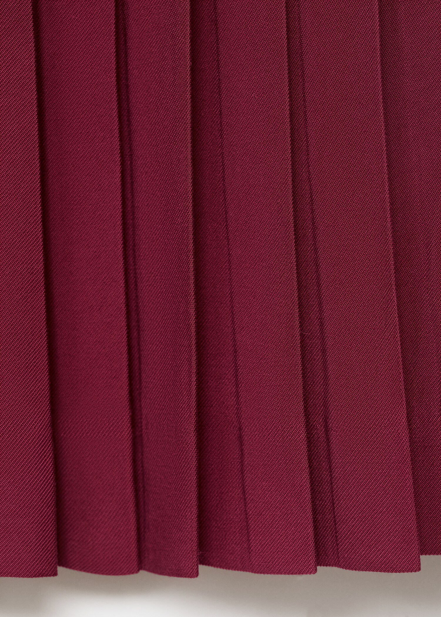 Pleated skirt with buckles - Details of the article 0