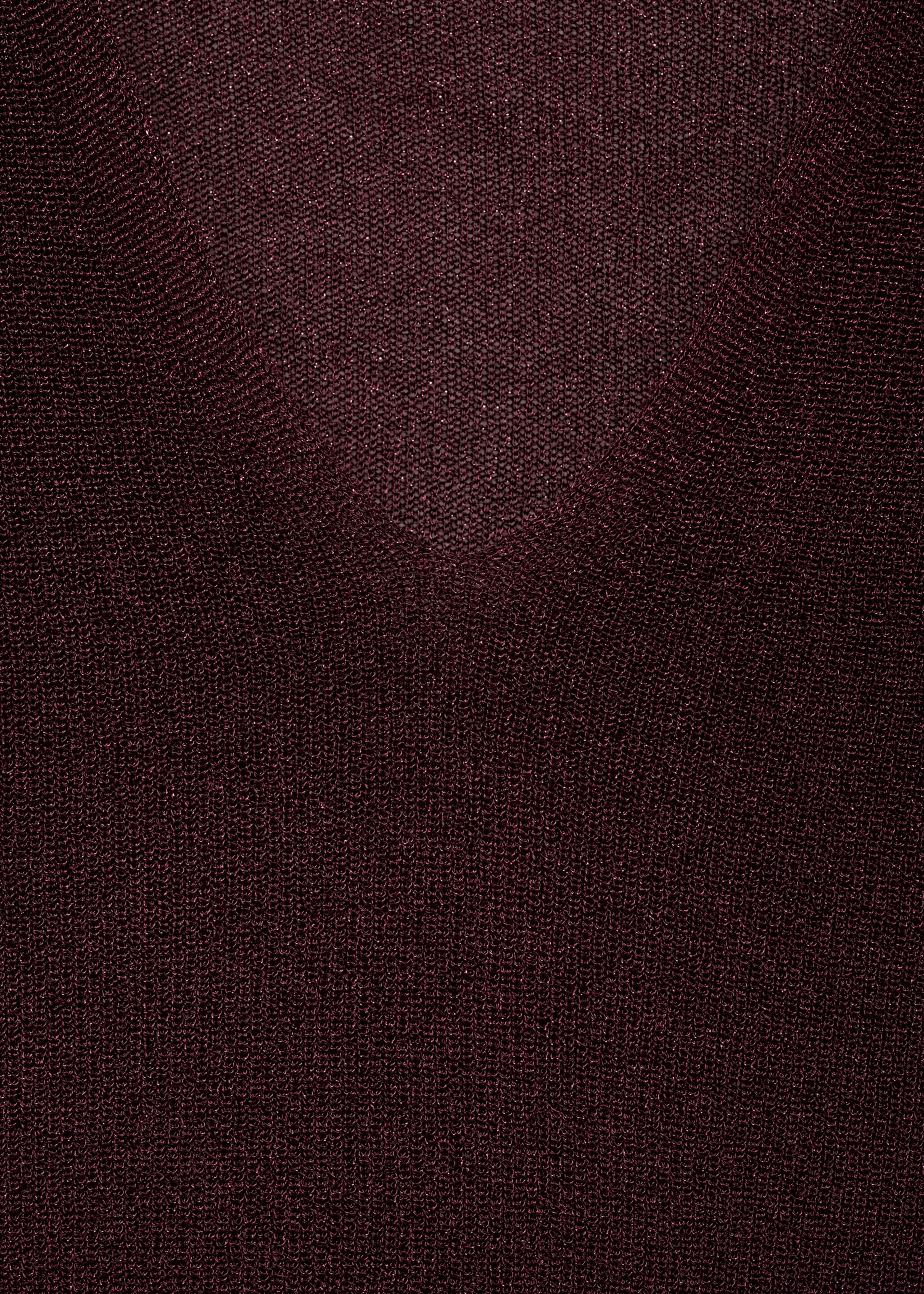 Jersey lúrex cuello pico - Detalle del artículo 0