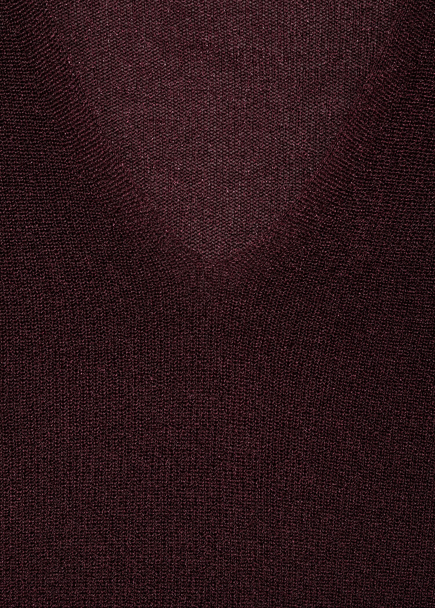 Lurex-Pullover mit V-Ausschnitt - Detail des Artikels 0