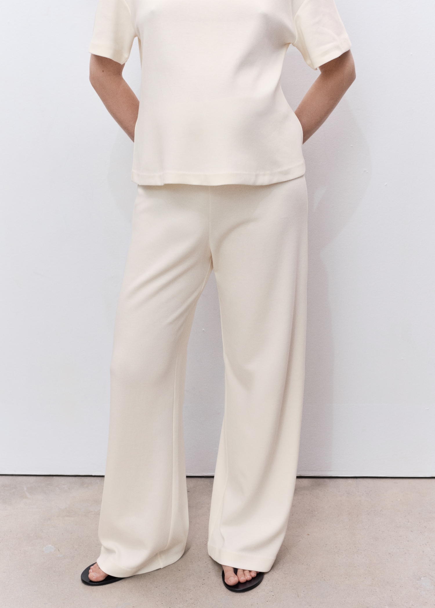 Straight cotton maternity trousers Women MANGO Mali