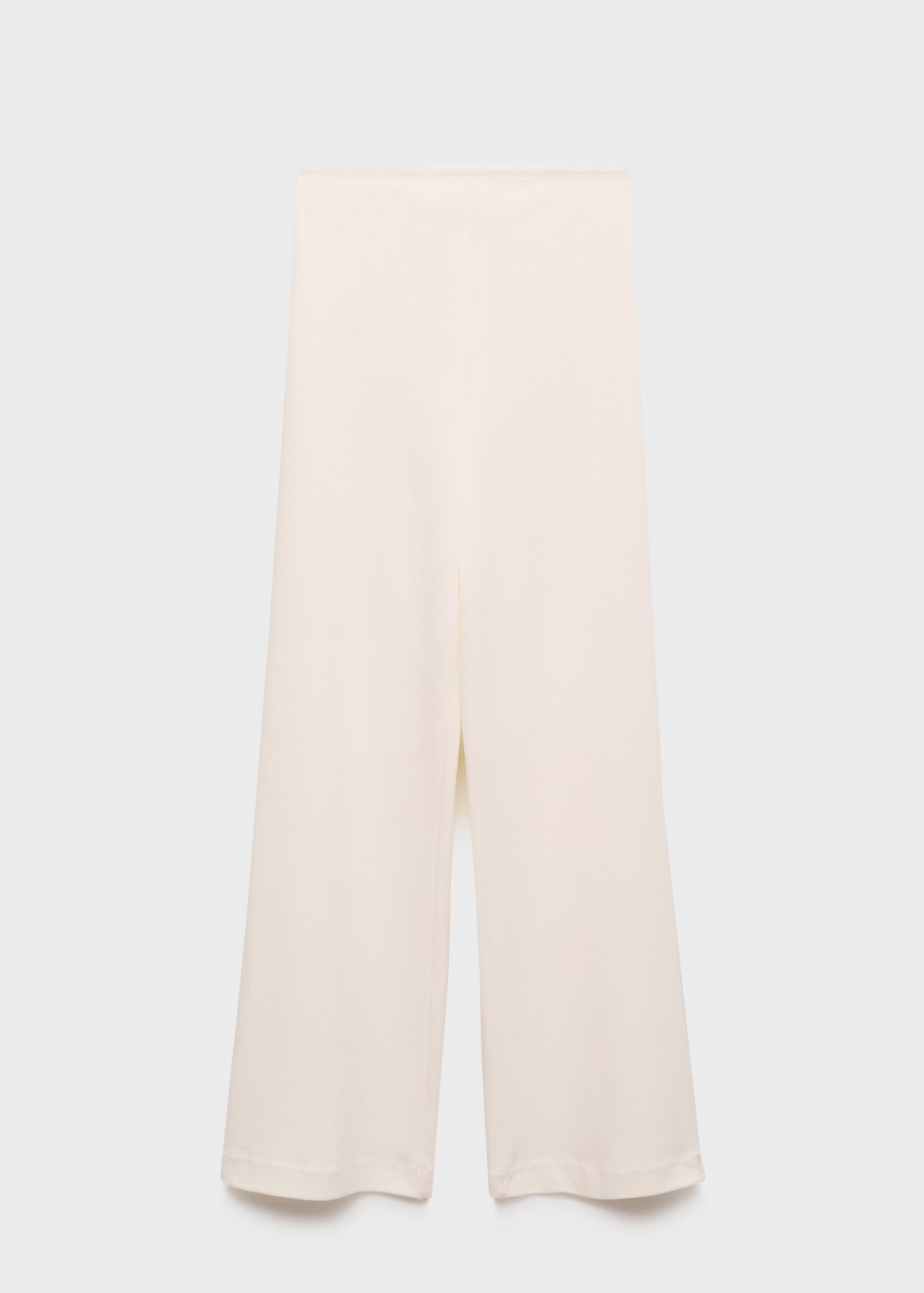 Straight cotton maternity pants - Article without model