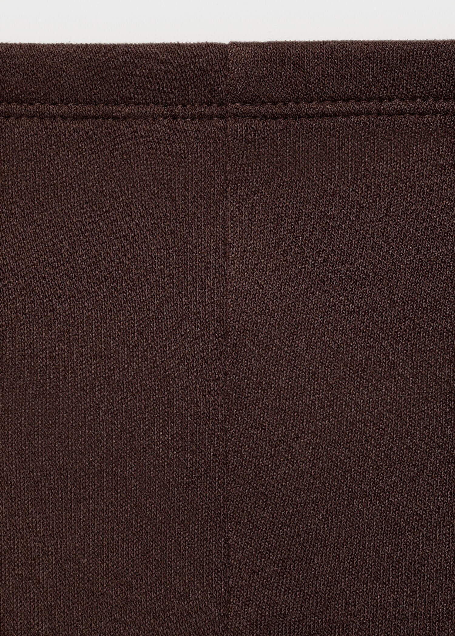 Straight cotton maternity trousers - Details of the article 0