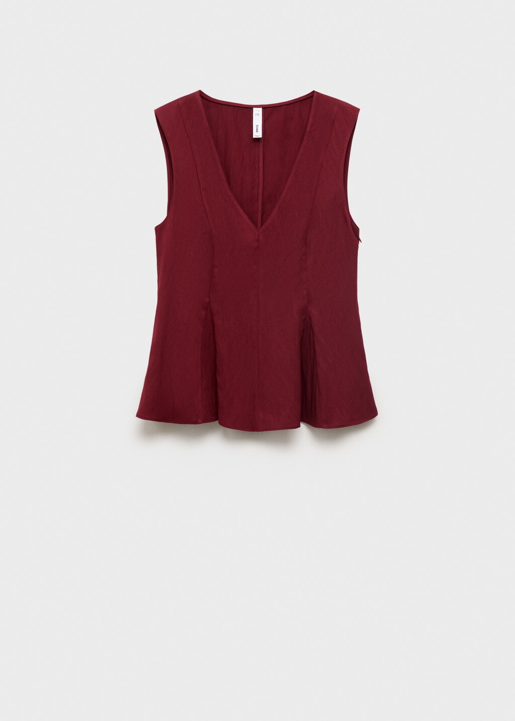 Mango Lyocell peplum top