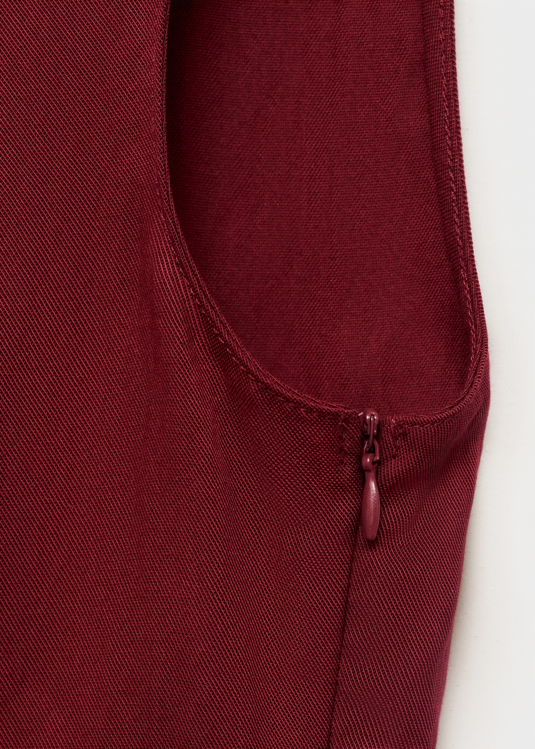 Top peplum lyocell - Detalle del artículo 0, Burdeos. Ref: 17054100-00.