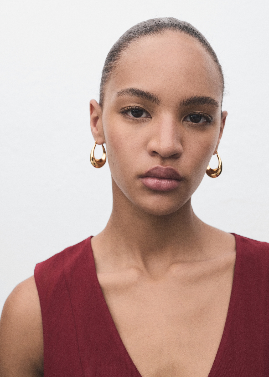 Mango Lyocell peplum top