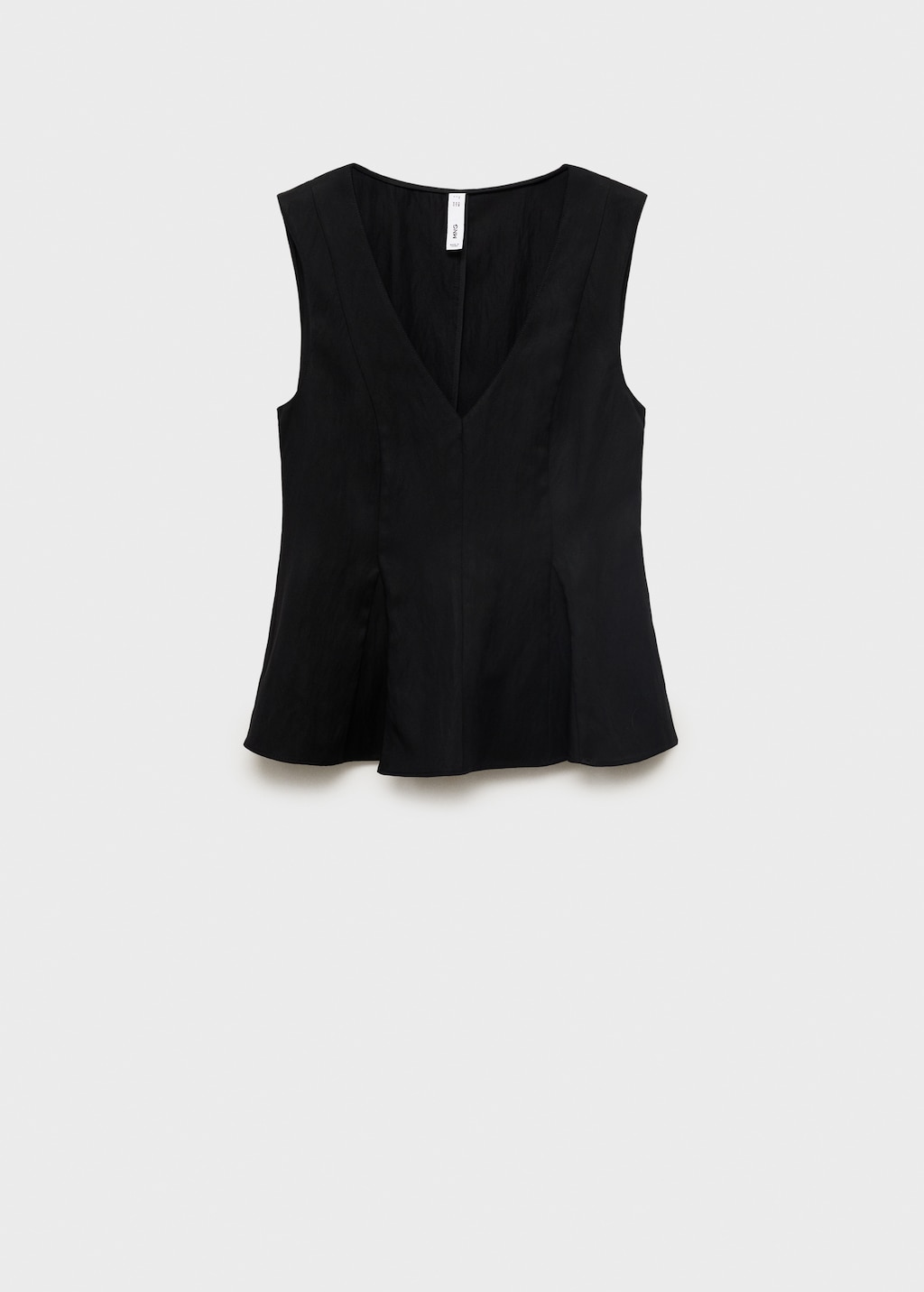 Mango Lyocell peplum top