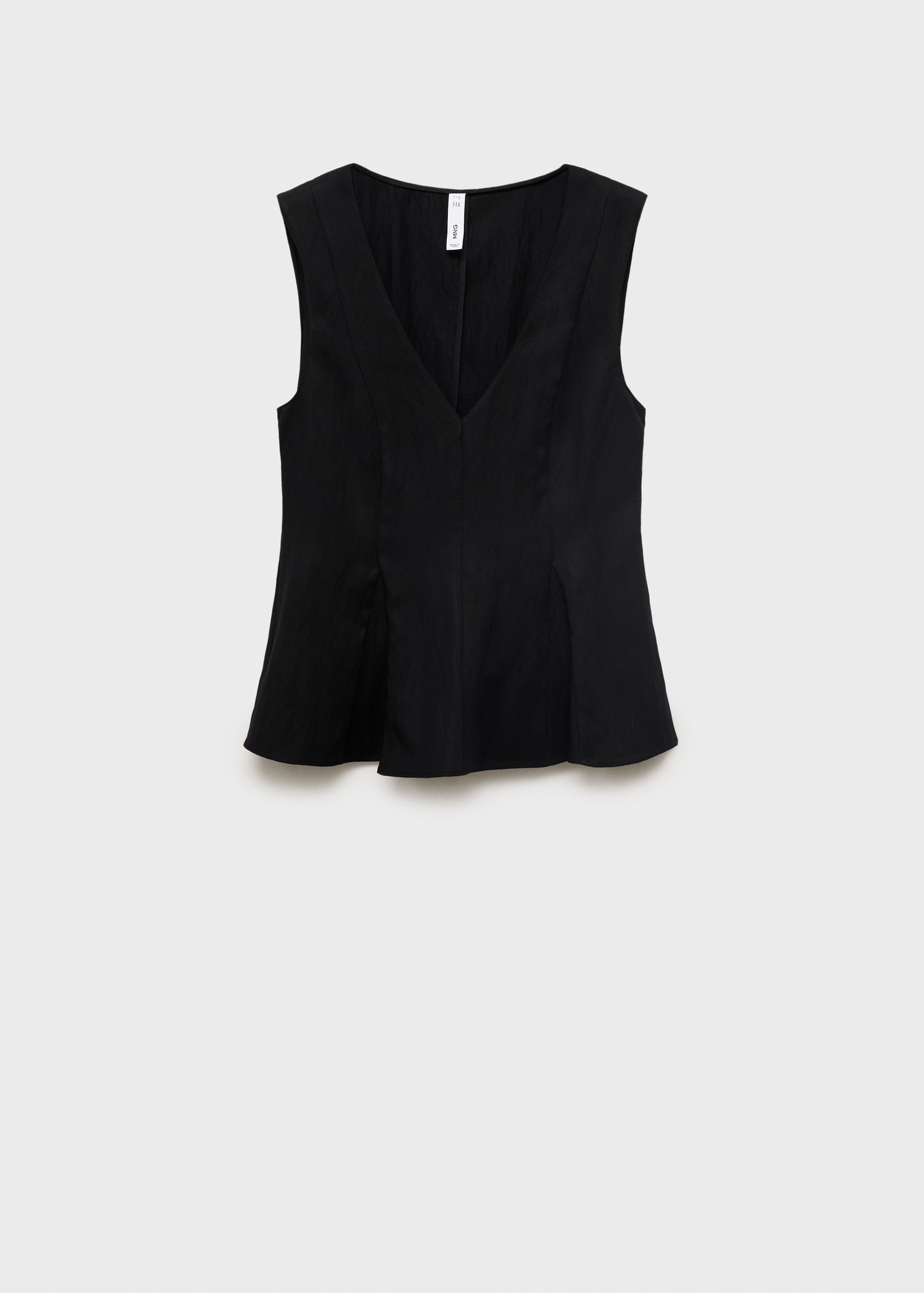 Lyocell peplum top - Article without model