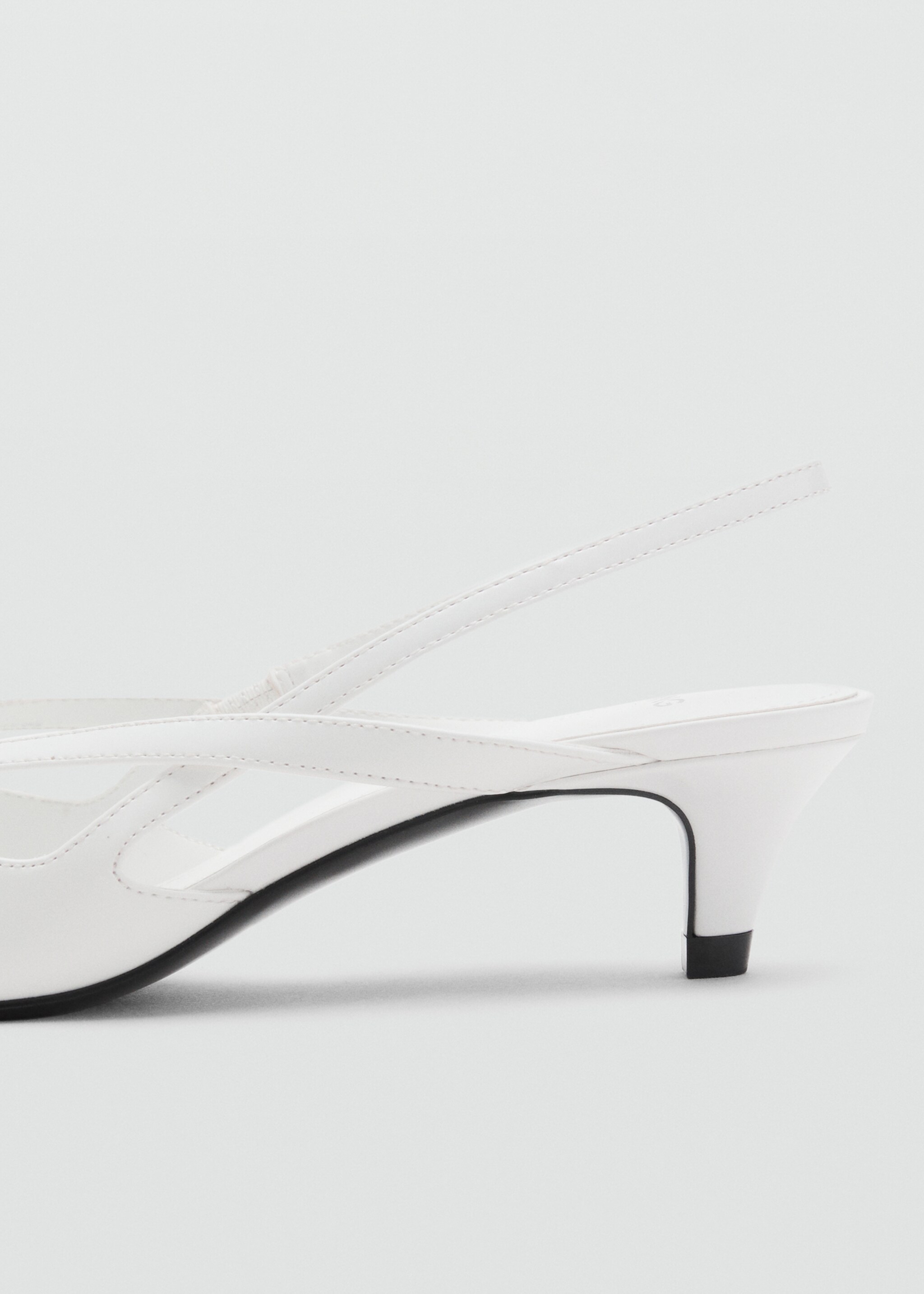 Chaussures pointues talon kitten heel - Détail de l'article 1, Blanc. Ref: 17054103-00.