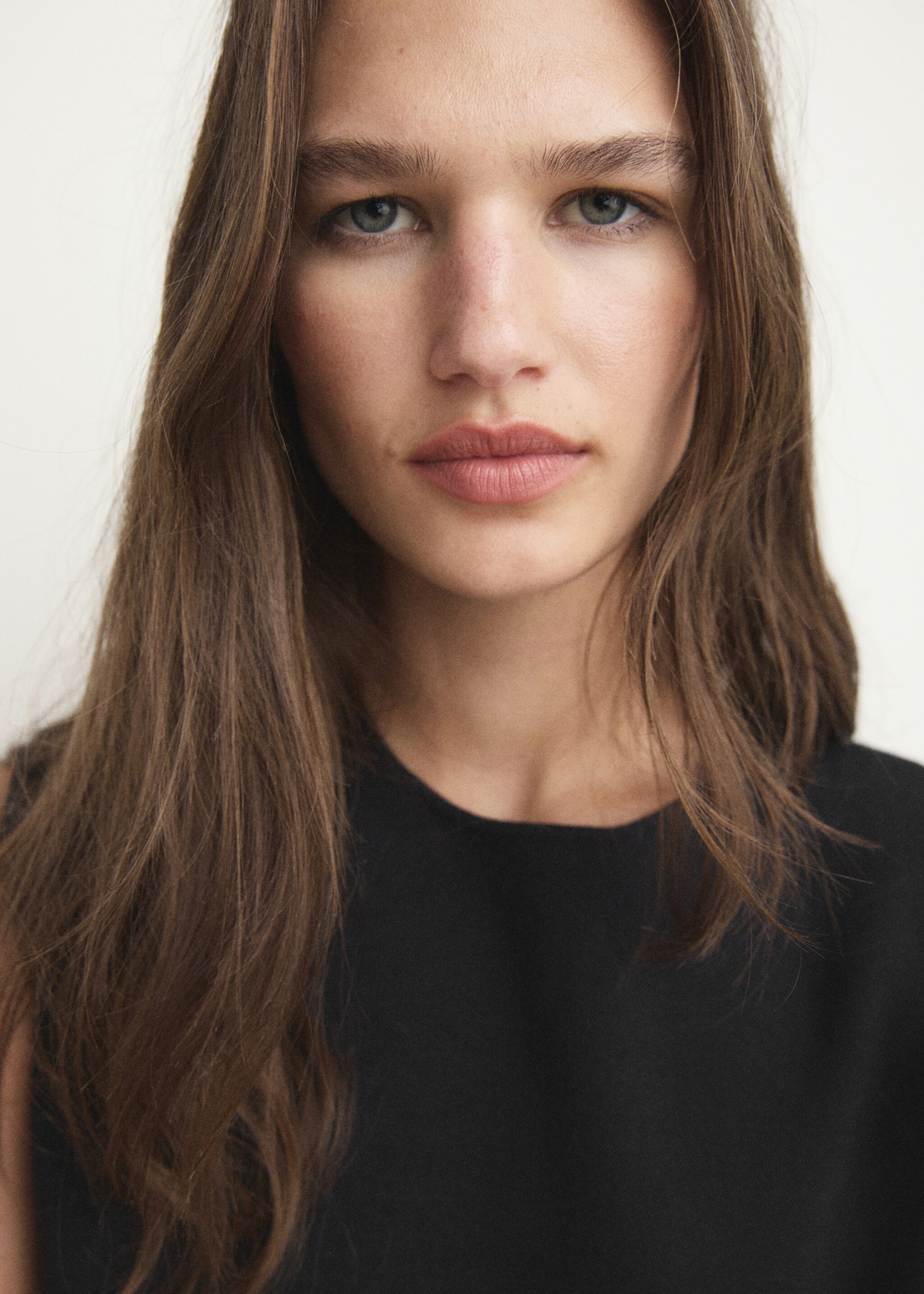 Milano fabric pyjama top - Details of the article 1, Black. Ref: 17054107-00.