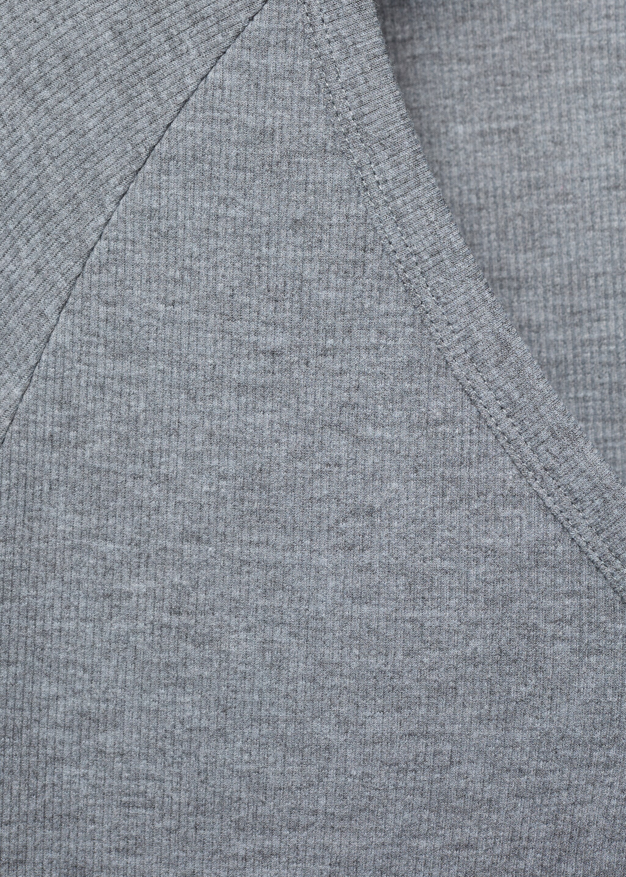 Buttons ribbed knit nightgown - Details of the article 8