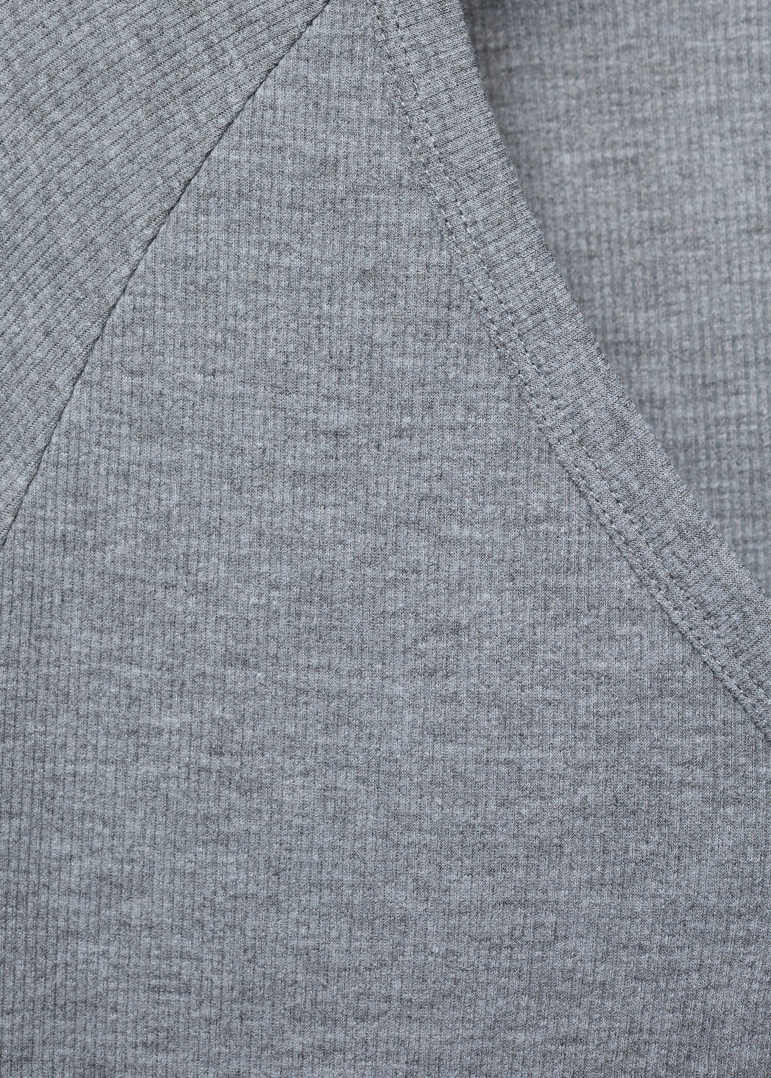 Buttons ribbed knit nightgown - Details of the article 8